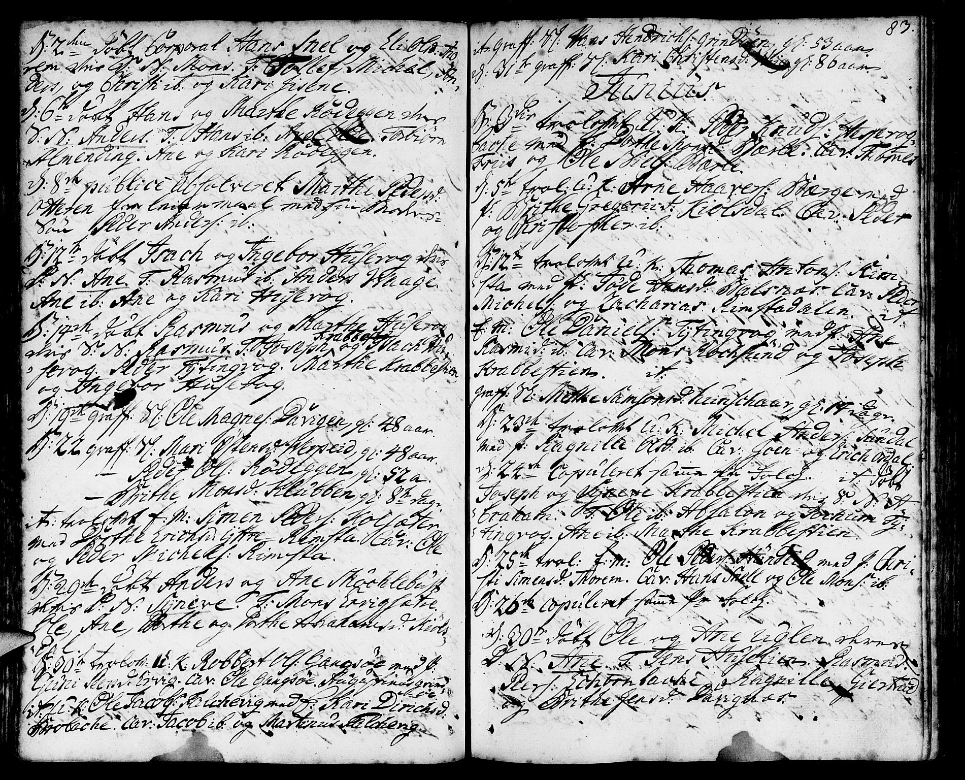 Davik sokneprestembete, SAB/A-79701/H/Haa/Haaa/L0002: Parish register (official) no. A 2, 1742-1816, p. 83