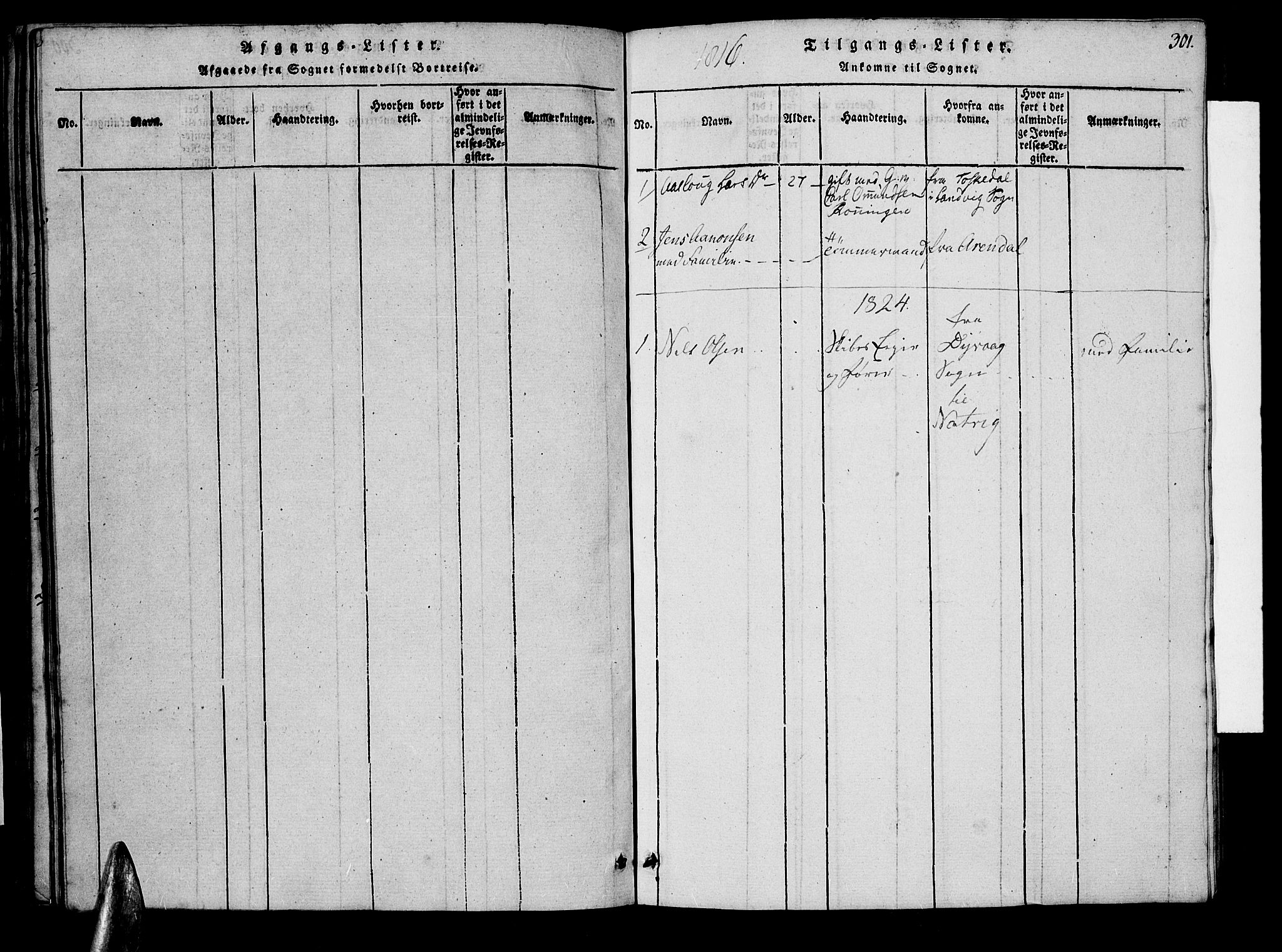 Øyestad sokneprestkontor, SAK/1111-0049/F/Fa/L0012: Parish register (official) no. A 12, 1816-1827, p. 280