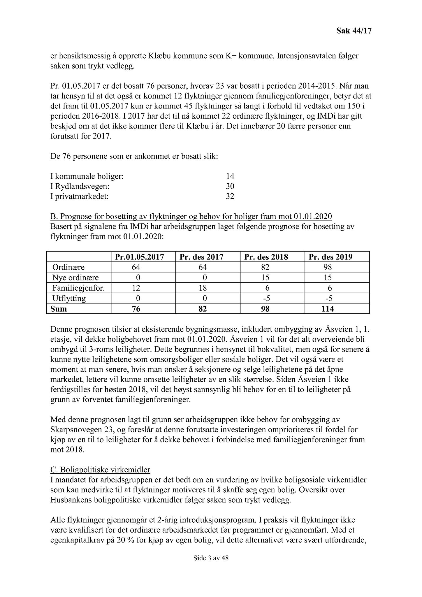 Klæbu Kommune, TRKO/KK/01-KS/L010: Kommunestyret - Møtedokumenter, 2017, p. 1274