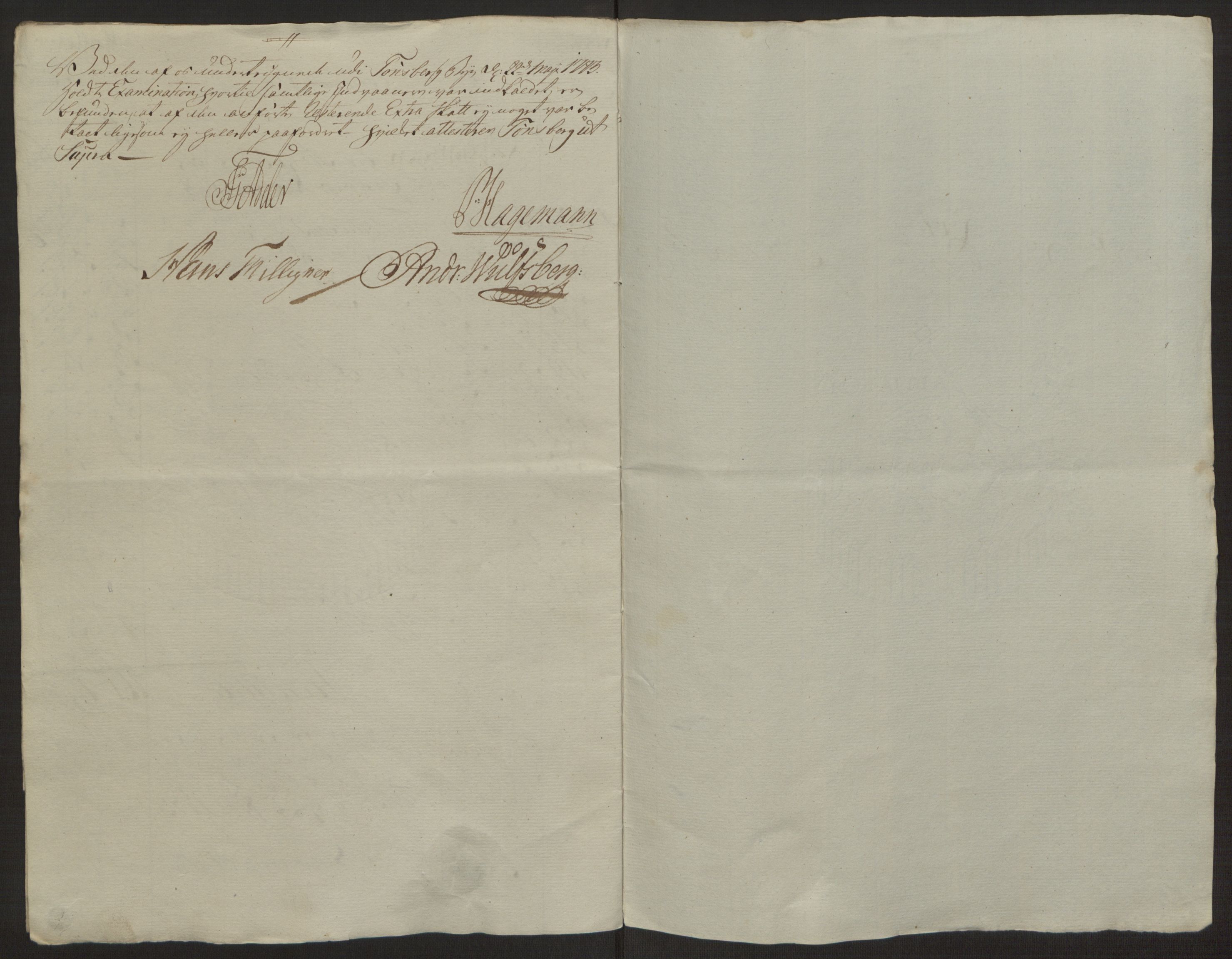 Rentekammeret inntil 1814, Reviderte regnskaper, Byregnskaper, AV/RA-EA-4066/R/Rh/L0162/0001: [H4] Kontribusjonsregnskap / Ekstraskatt, Tønsberg, 1762-1772, p. 398