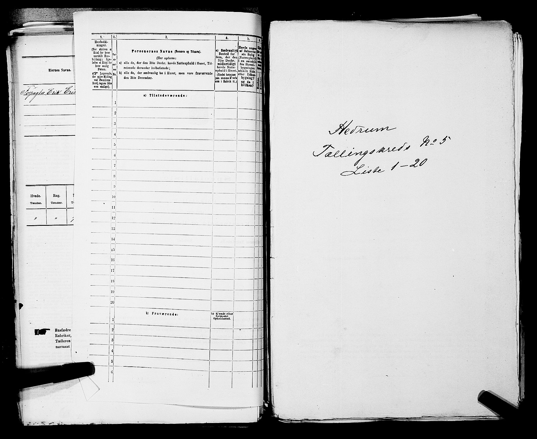 SAKO, 1875 census for 0727P Hedrum, 1875, p. 491