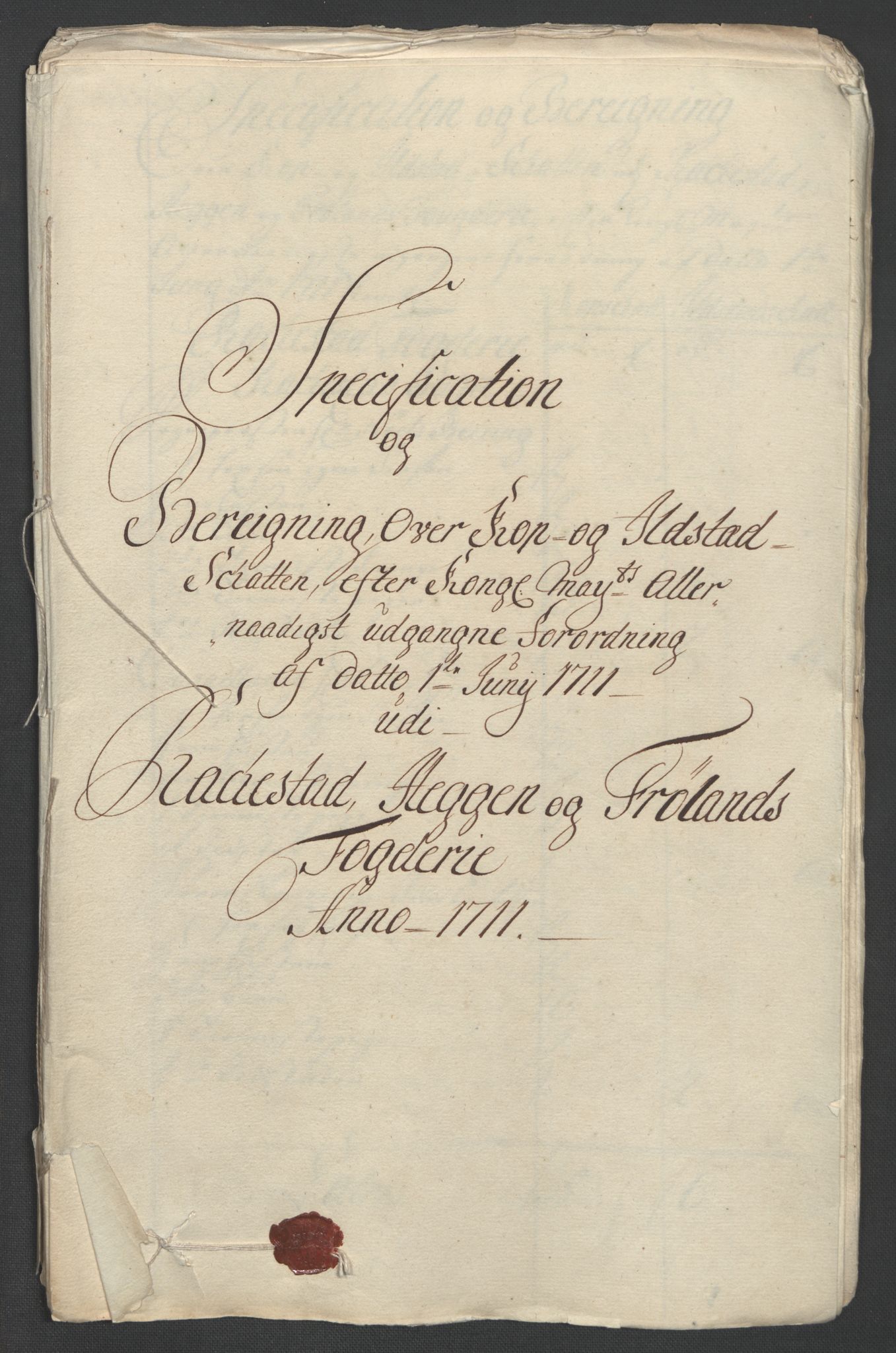 Rentekammeret inntil 1814, Reviderte regnskaper, Fogderegnskap, RA/EA-4092/R07/L0303: Fogderegnskap Rakkestad, Heggen og Frøland, 1711, p. 246