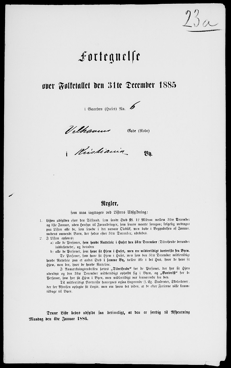 RA, 1885 census for 0301 Kristiania, 1885, p. 622