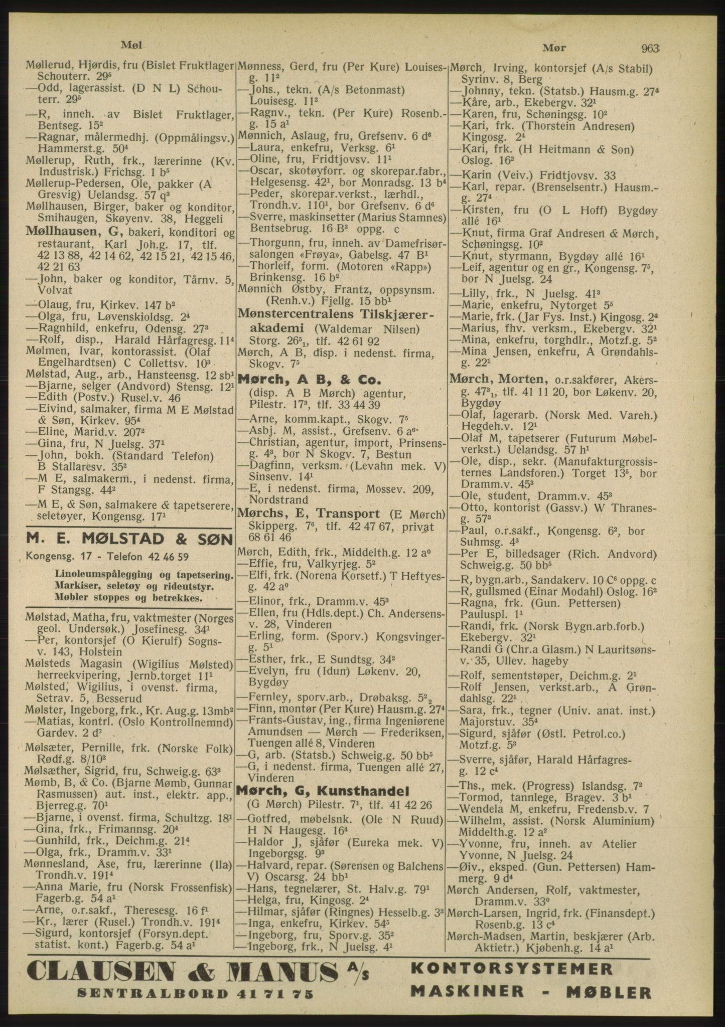 Kristiania/Oslo adressebok, PUBL/-, 1948, p. 963