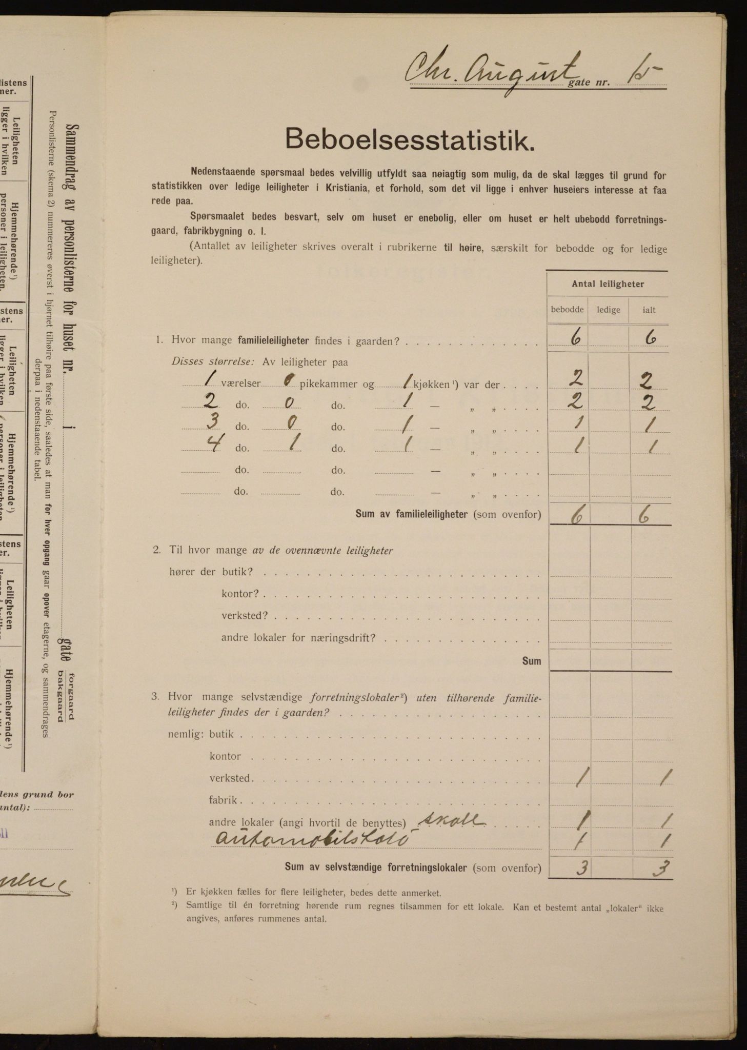 OBA, Municipal Census 1912 for Kristiania, 1912, p. 54324
