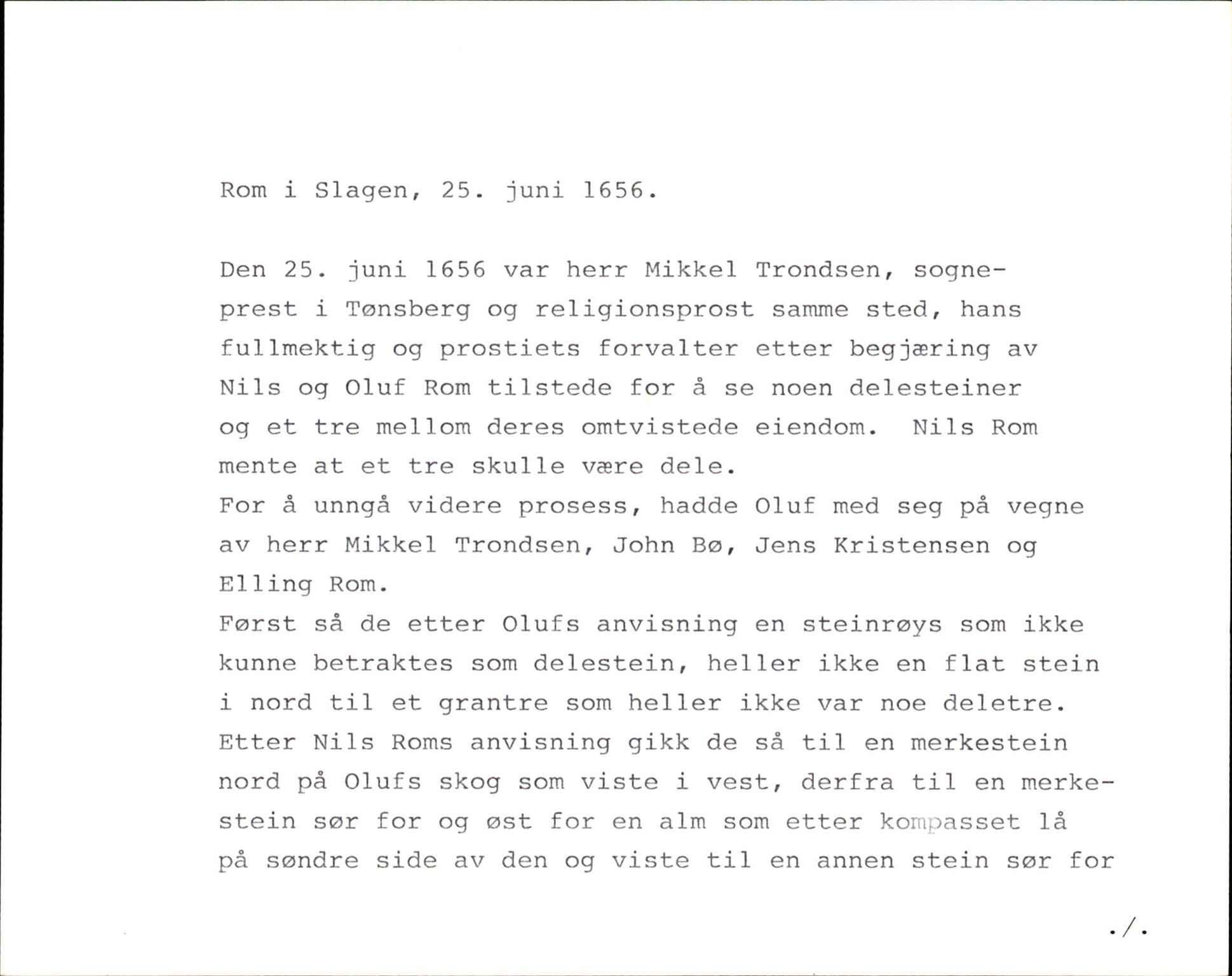 Riksarkivets diplomsamling, AV/RA-EA-5965/F35/F35k/L0002: Regestsedler: Prestearkiver fra Hedmark, Oppland, Buskerud og Vestfold, p. 767