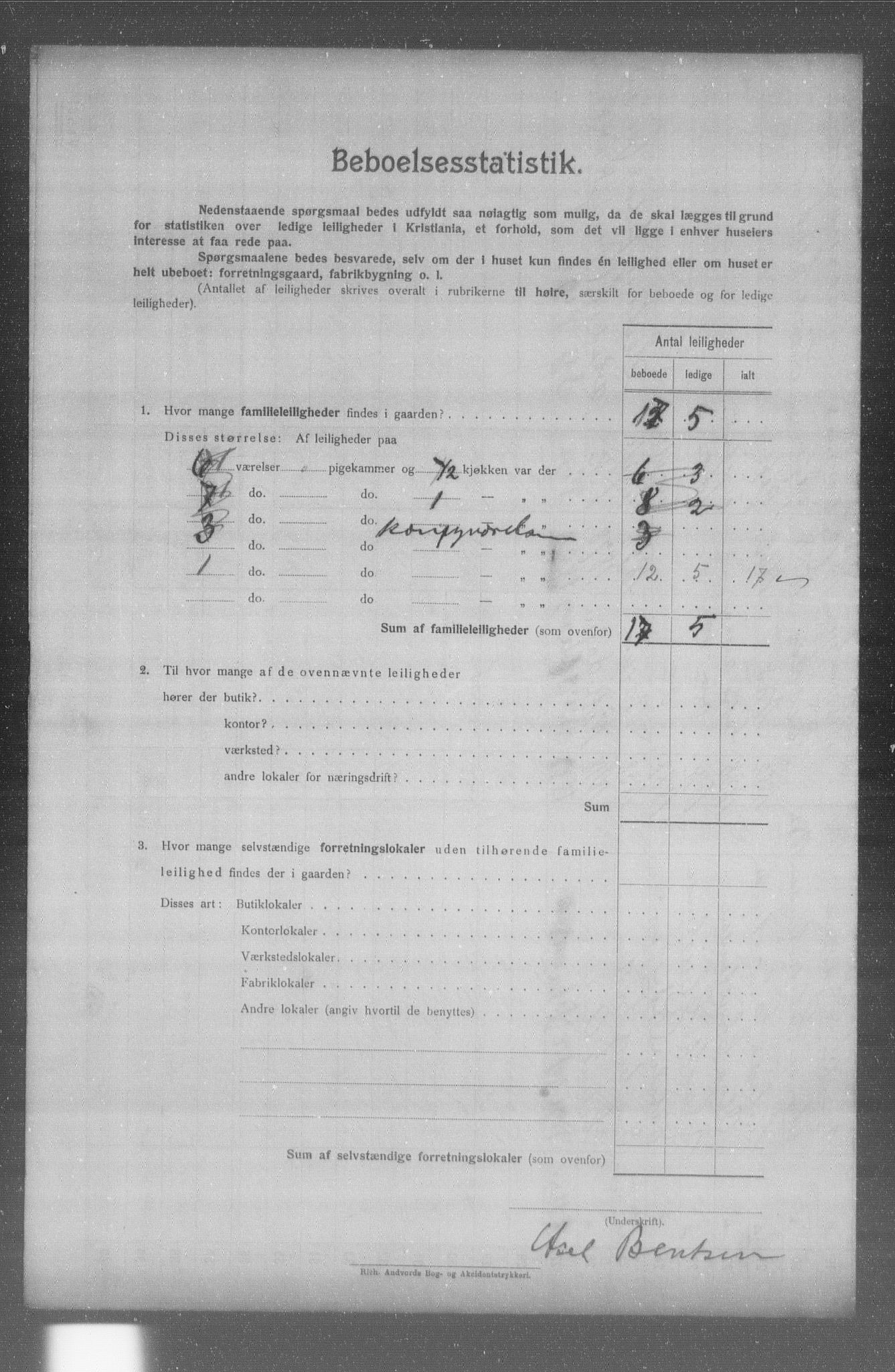 OBA, Municipal Census 1904 for Kristiania, 1904, p. 11011