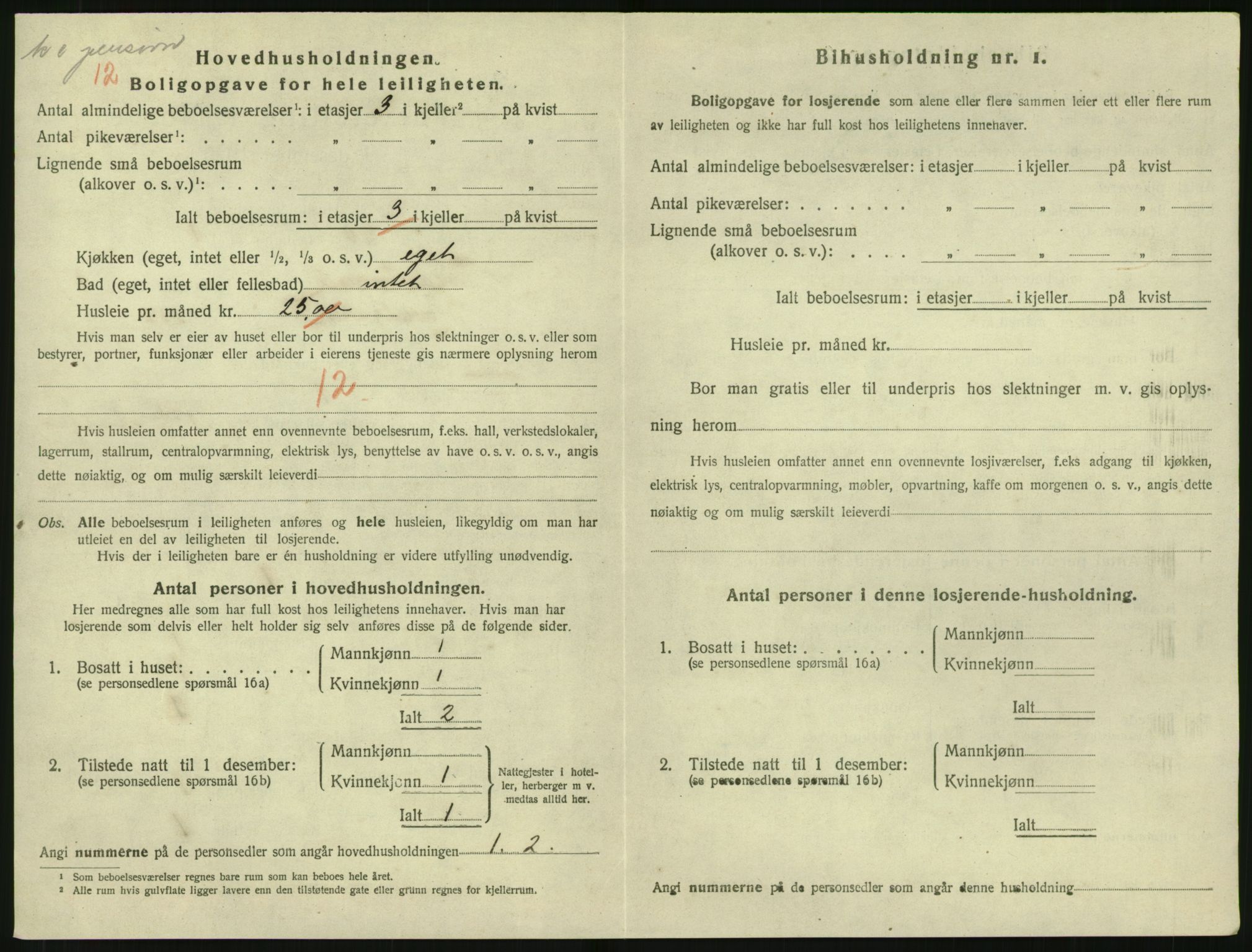 SAK, 1920 census for Tvedestrand, 1920, p. 866