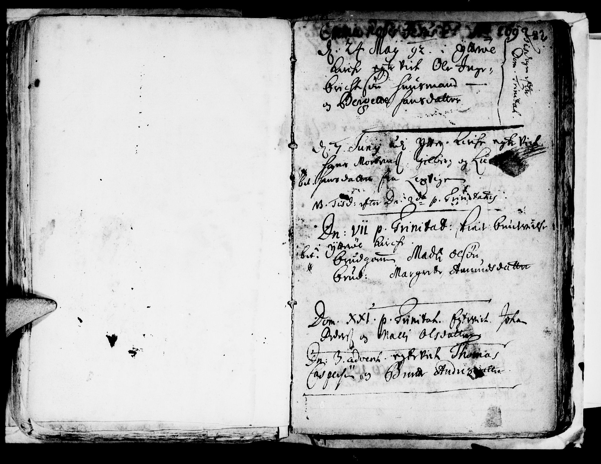 Ministerialprotokoller, klokkerbøker og fødselsregistre - Nord-Trøndelag, SAT/A-1458/722/L0214: Parish register (official) no. 722A01, 1692-1718, p. 82
