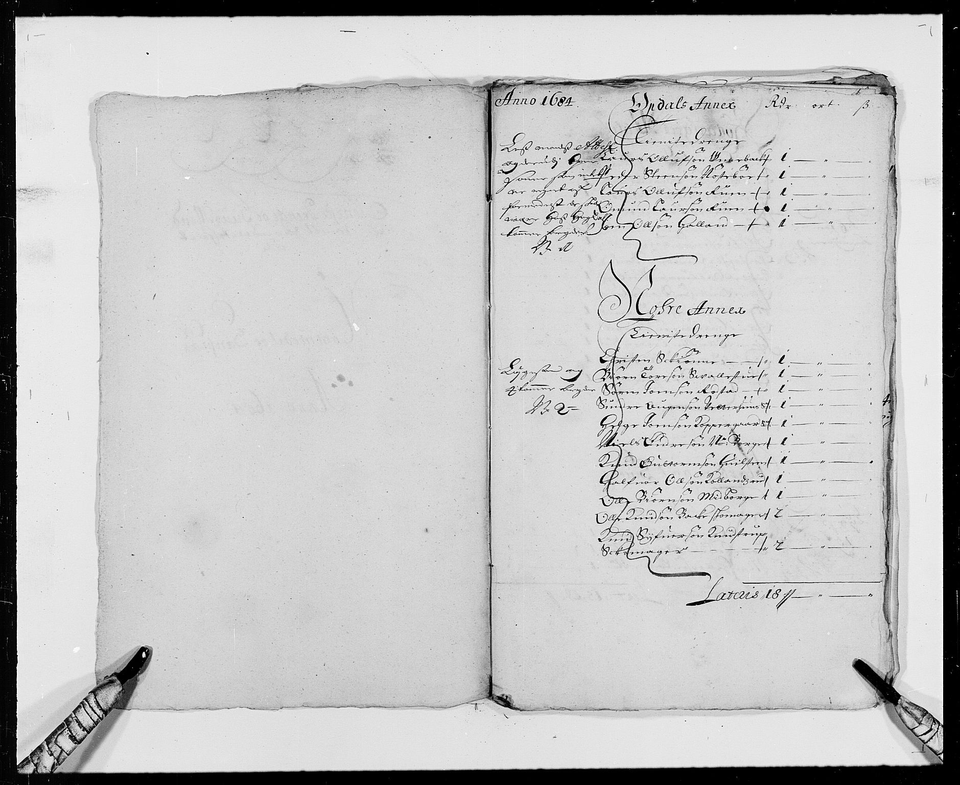 Rentekammeret inntil 1814, Reviderte regnskaper, Fogderegnskap, RA/EA-4092/R24/L1571: Fogderegnskap Numedal og Sandsvær, 1679-1686, p. 210