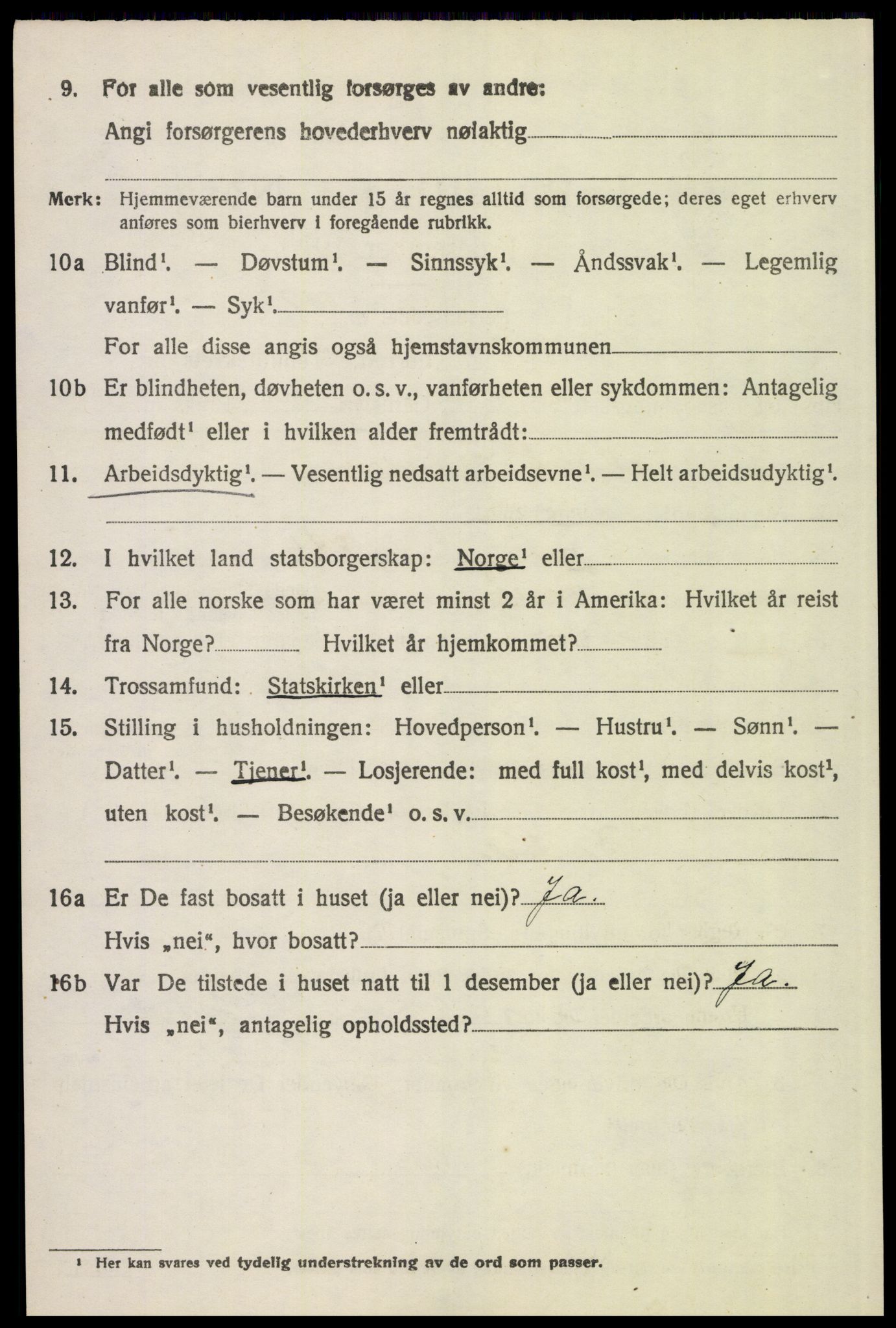 SAH, 1920 census for Øvre Rendal, 1920, p. 2144