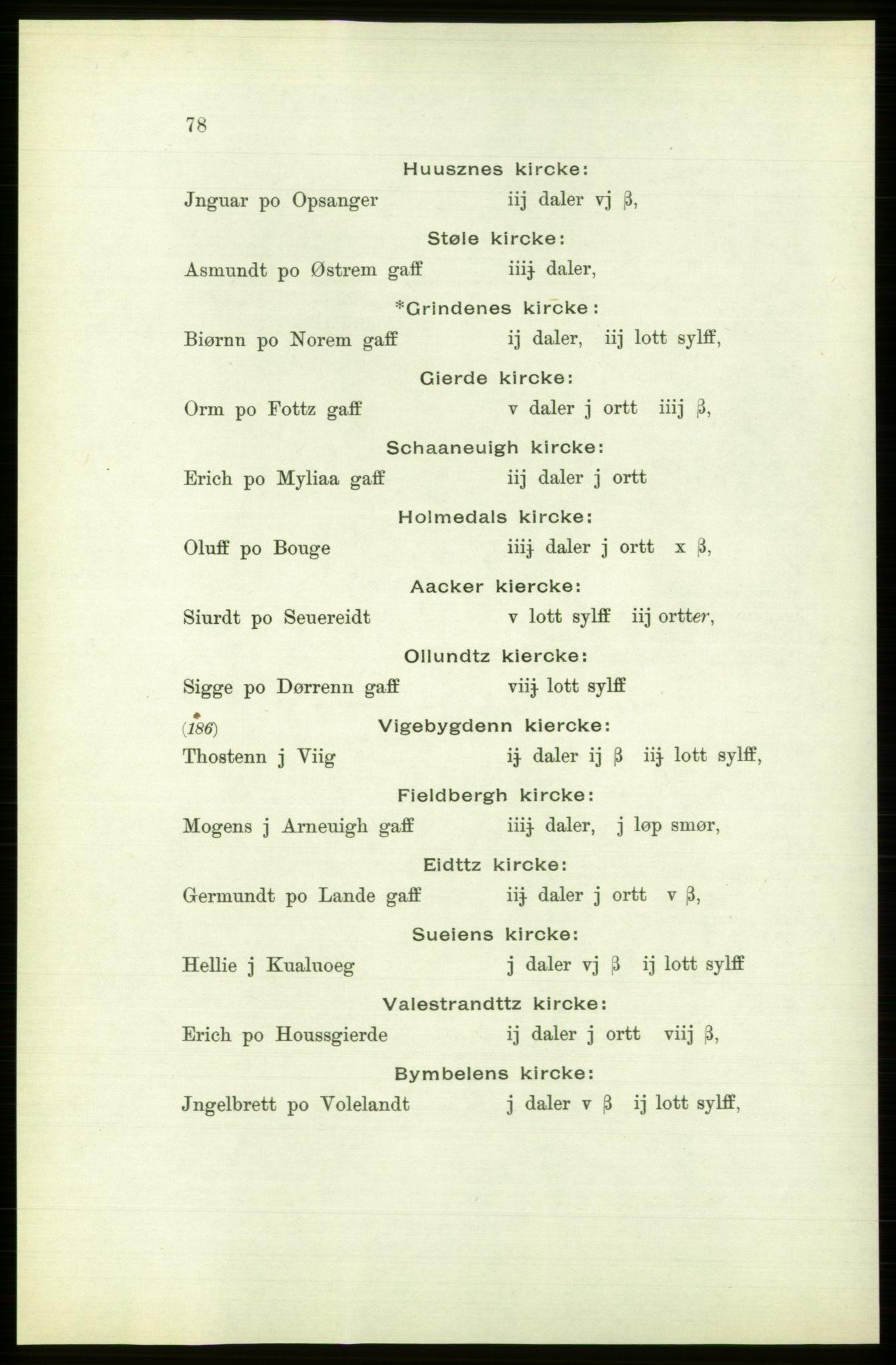 Publikasjoner utgitt av Arkivverket, PUBL/PUBL-001/C/0003: Bind 3: Skatten av Bergenhus len 1563, 1563, p. 78