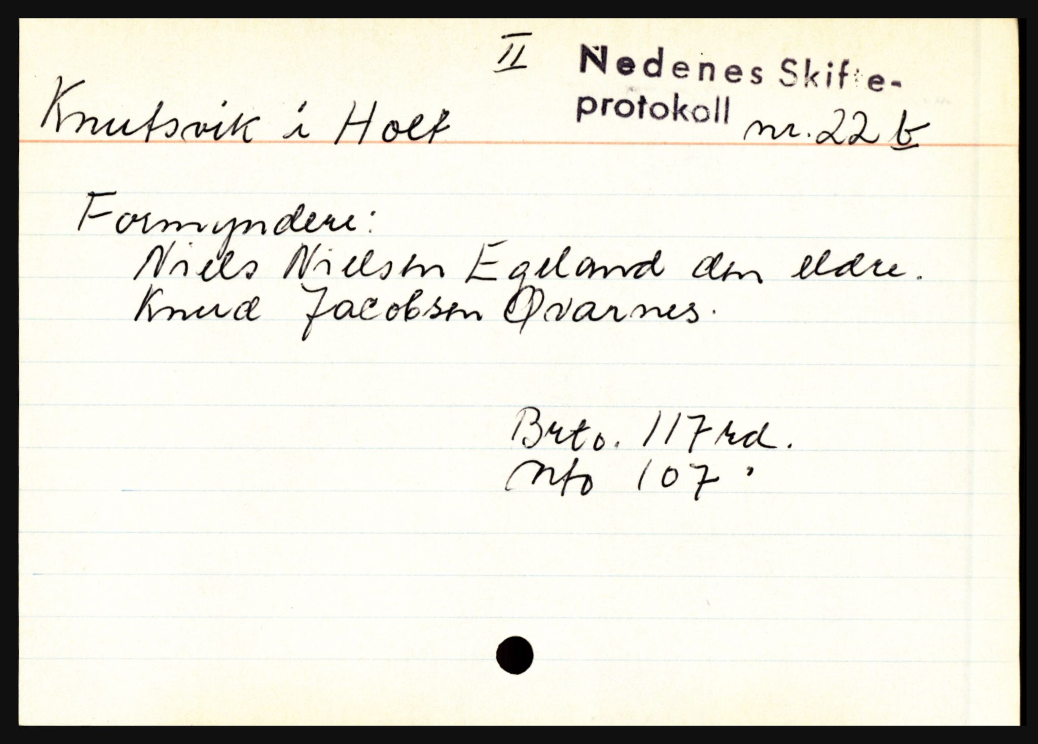 Nedenes sorenskriveri før 1824, AV/SAK-1221-0007/H, p. 15195