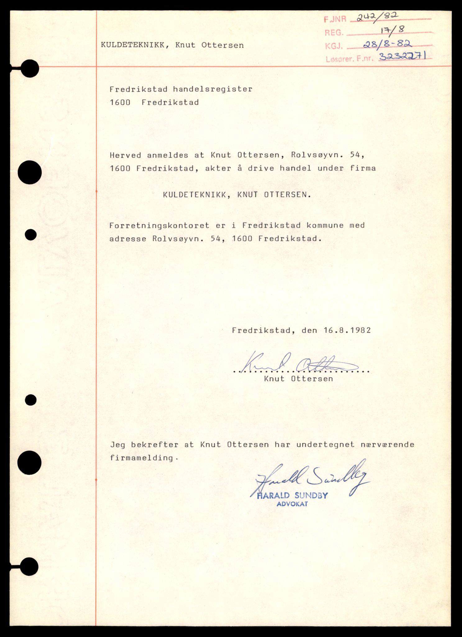 Fredrikstad tingrett, AV/SAT-A-10473/K/Kb/Kba/L0024: Enkeltmannsforetak, aksjeselskap og andelslag, Ku-Li, 1944-1990, p. 5