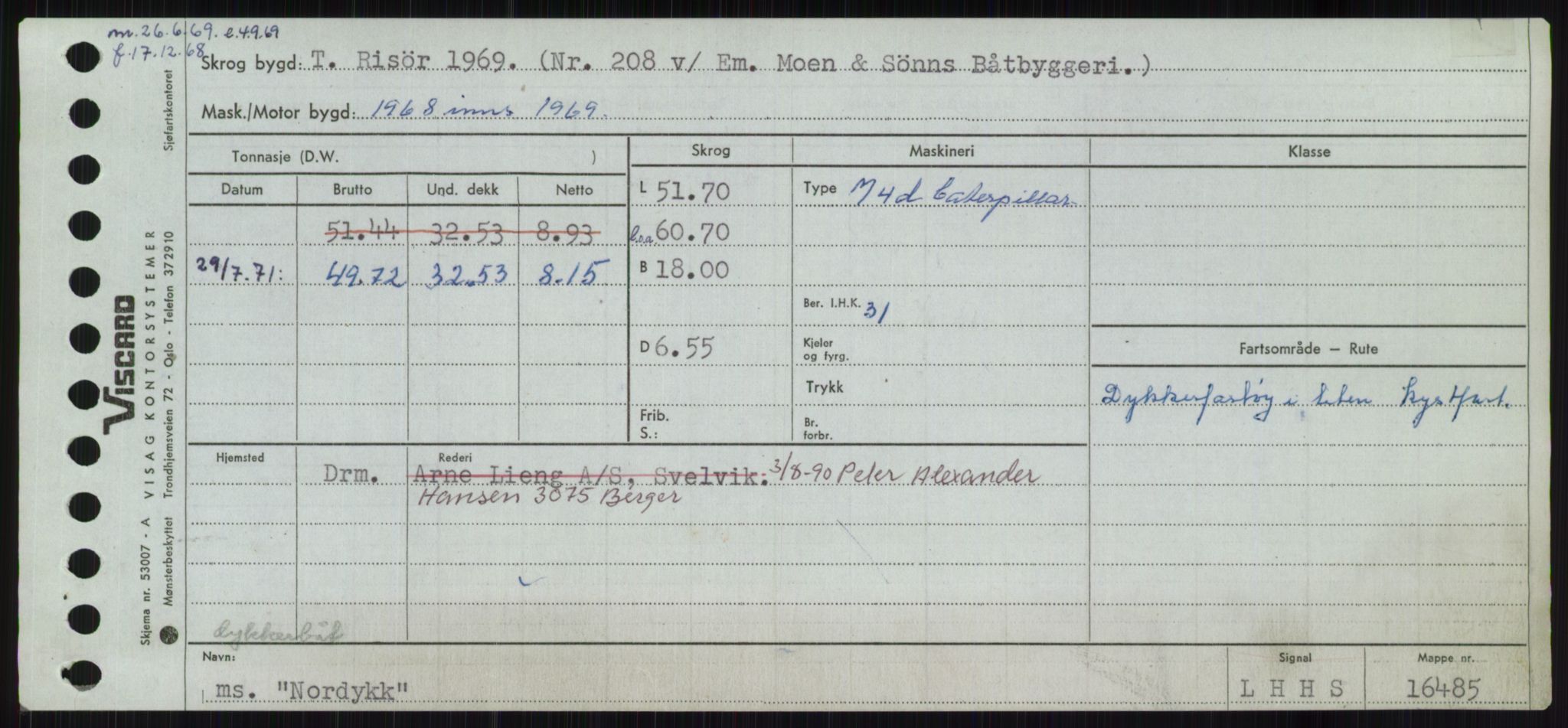 Sjøfartsdirektoratet med forløpere, Skipsmålingen, RA/S-1627/H/Ha/L0004/0001: Fartøy, Mas-R / Fartøy, Mas-Odd, p. 723