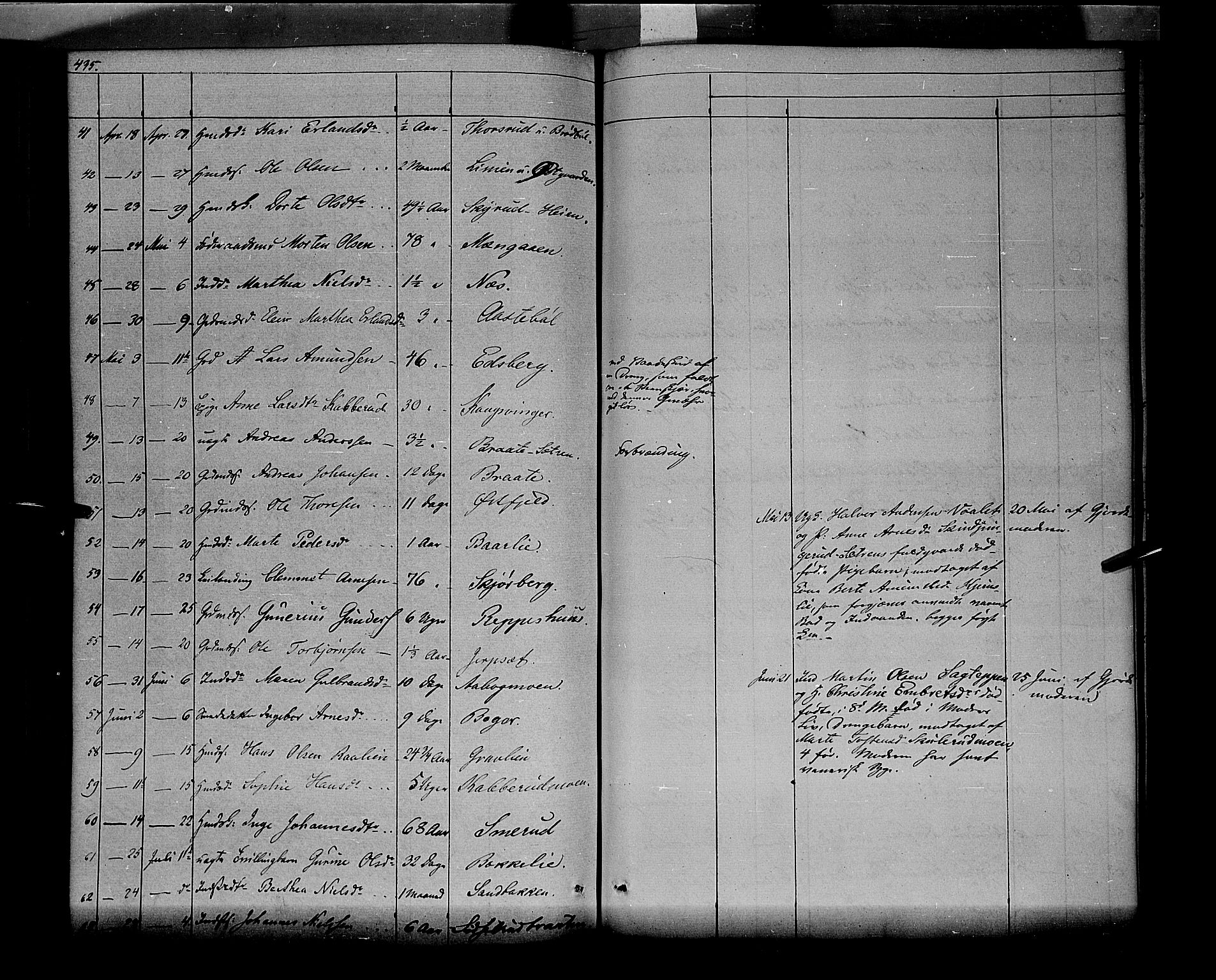 Vinger prestekontor, AV/SAH-PREST-024/H/Ha/Haa/L0009: Parish register (official) no. 9, 1847-1855, p. 435