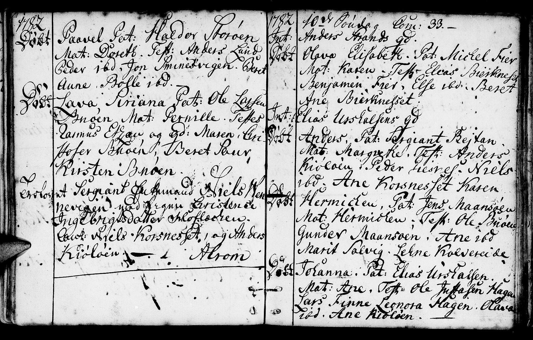 Ministerialprotokoller, klokkerbøker og fødselsregistre - Nord-Trøndelag, AV/SAT-A-1458/780/L0632: Parish register (official) no. 780A01, 1736-1786