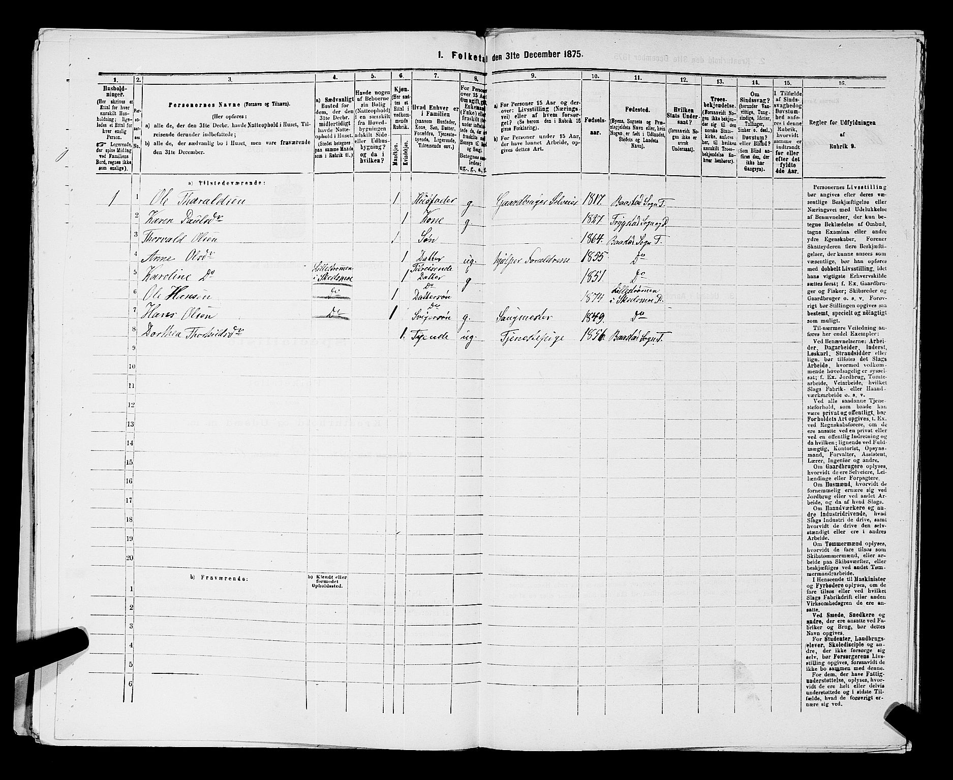 RA, 1875 census for 0122P Trøgstad, 1875, p. 1464