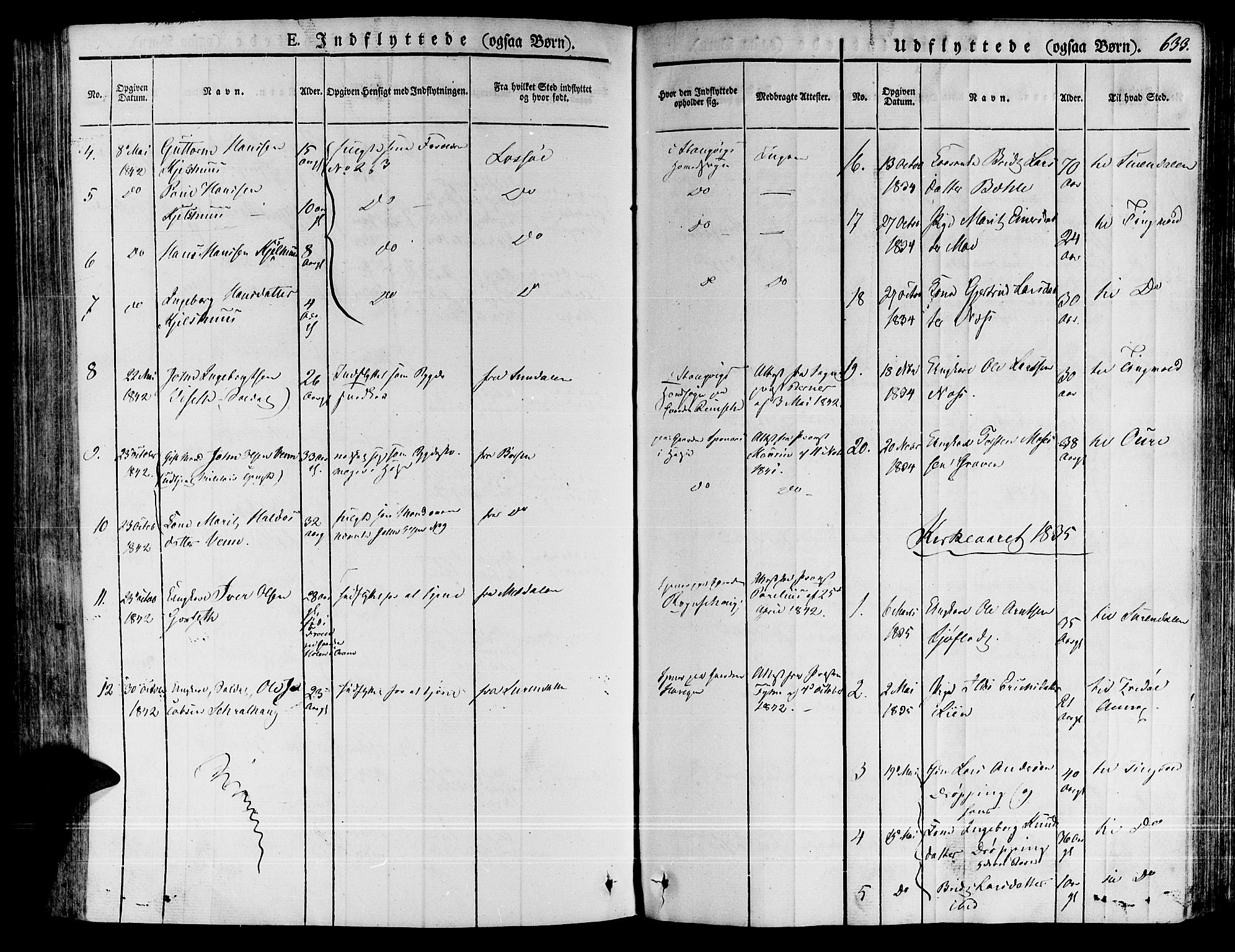 Ministerialprotokoller, klokkerbøker og fødselsregistre - Møre og Romsdal, AV/SAT-A-1454/592/L1024: Parish register (official) no. 592A03 /1, 1831-1849, p. 633