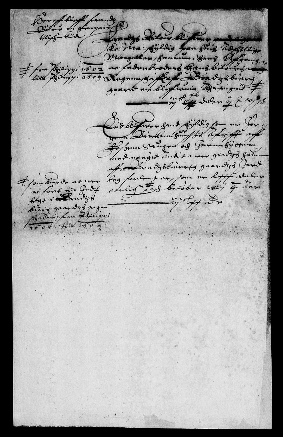 Rentekammeret inntil 1814, Reviderte regnskaper, Lensregnskaper, AV/RA-EA-5023/R/Rb/Rbp/L0003: Bratsberg len, 1608-1611