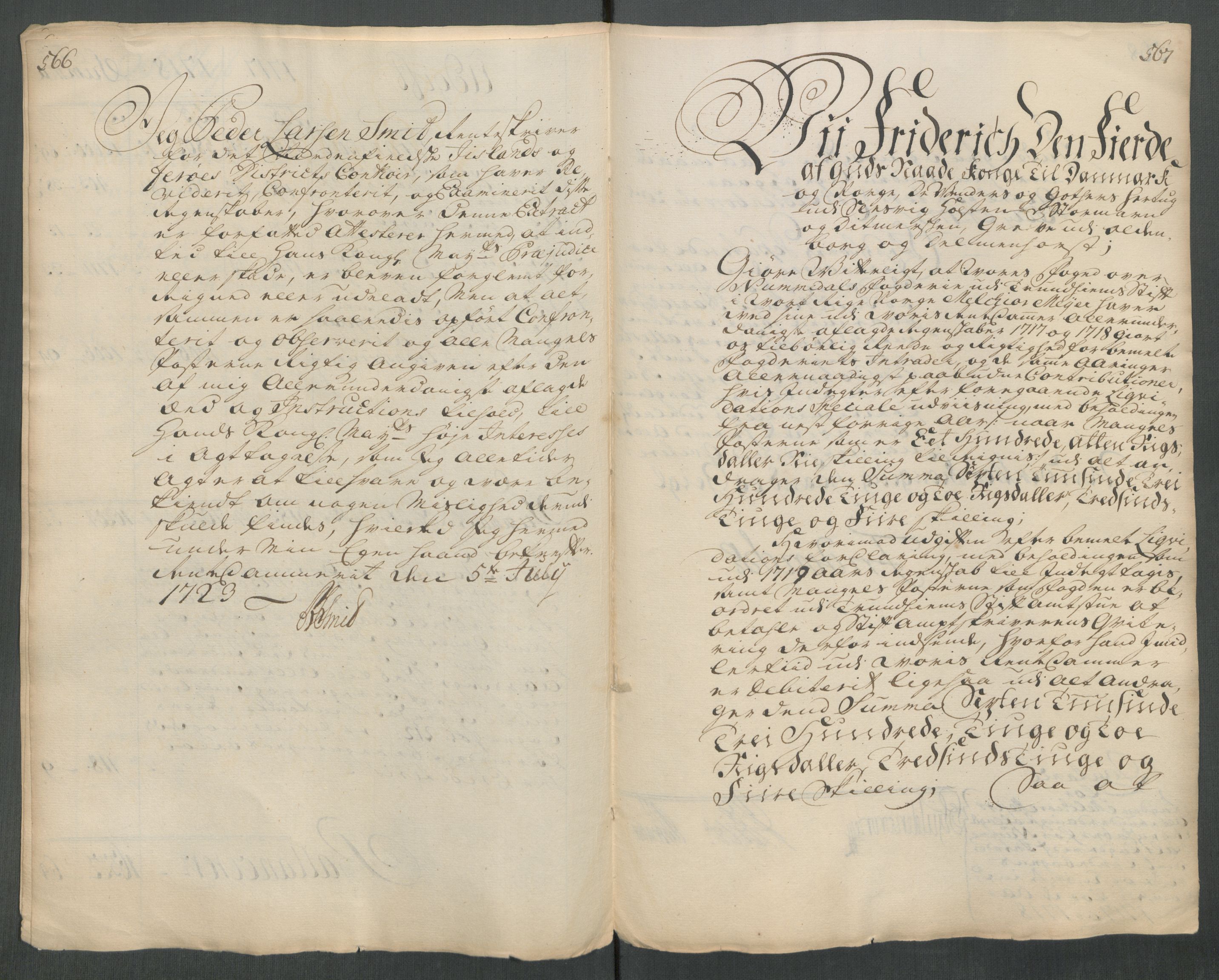 Rentekammeret inntil 1814, Reviderte regnskaper, Fogderegnskap, AV/RA-EA-4092/R64/L4439: Fogderegnskap Namdal, 1718, p. 14