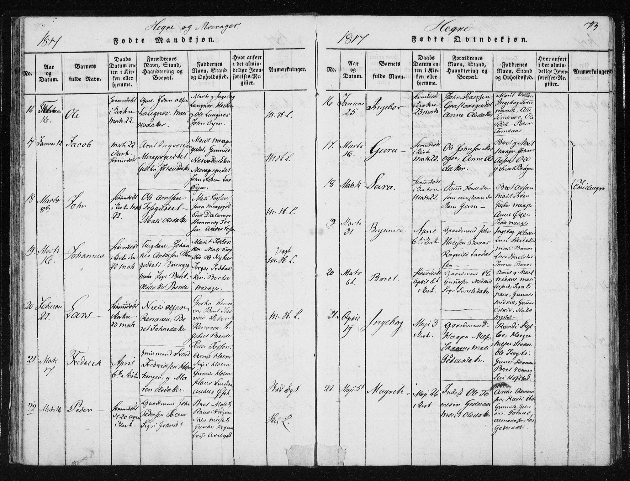 Ministerialprotokoller, klokkerbøker og fødselsregistre - Nord-Trøndelag, AV/SAT-A-1458/709/L0061: Parish register (official) no. 709A08 /4, 1815-1819, p. 73