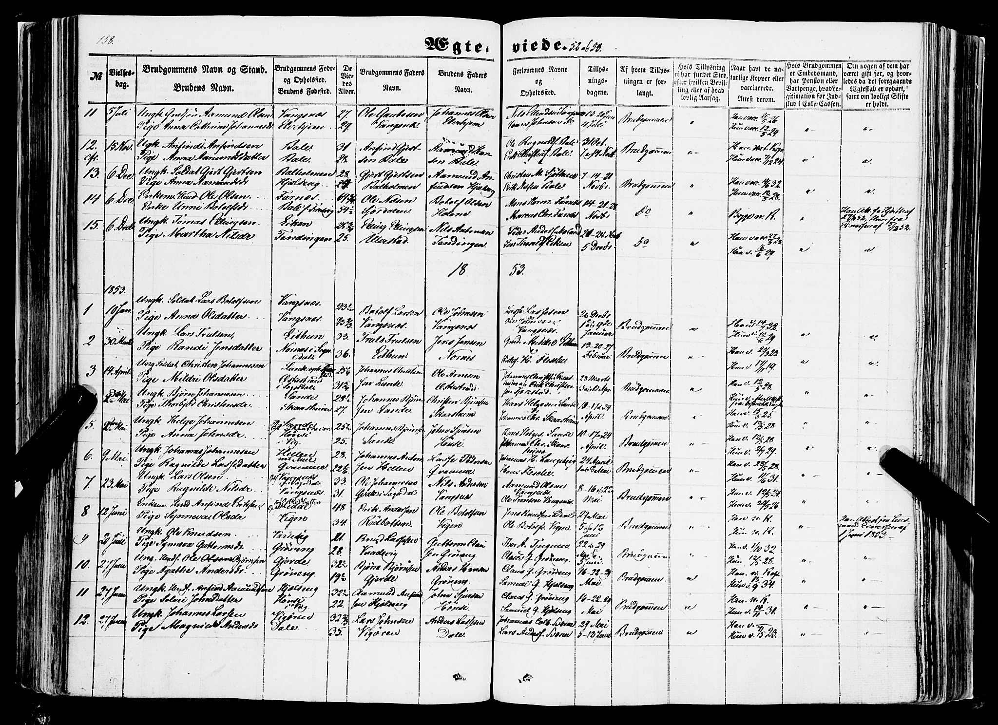 Balestrand sokneprestembete, AV/SAB-A-79601/H/Haa/Haaa/L0002: Parish register (official) no. A 2, 1847-1866, p. 158