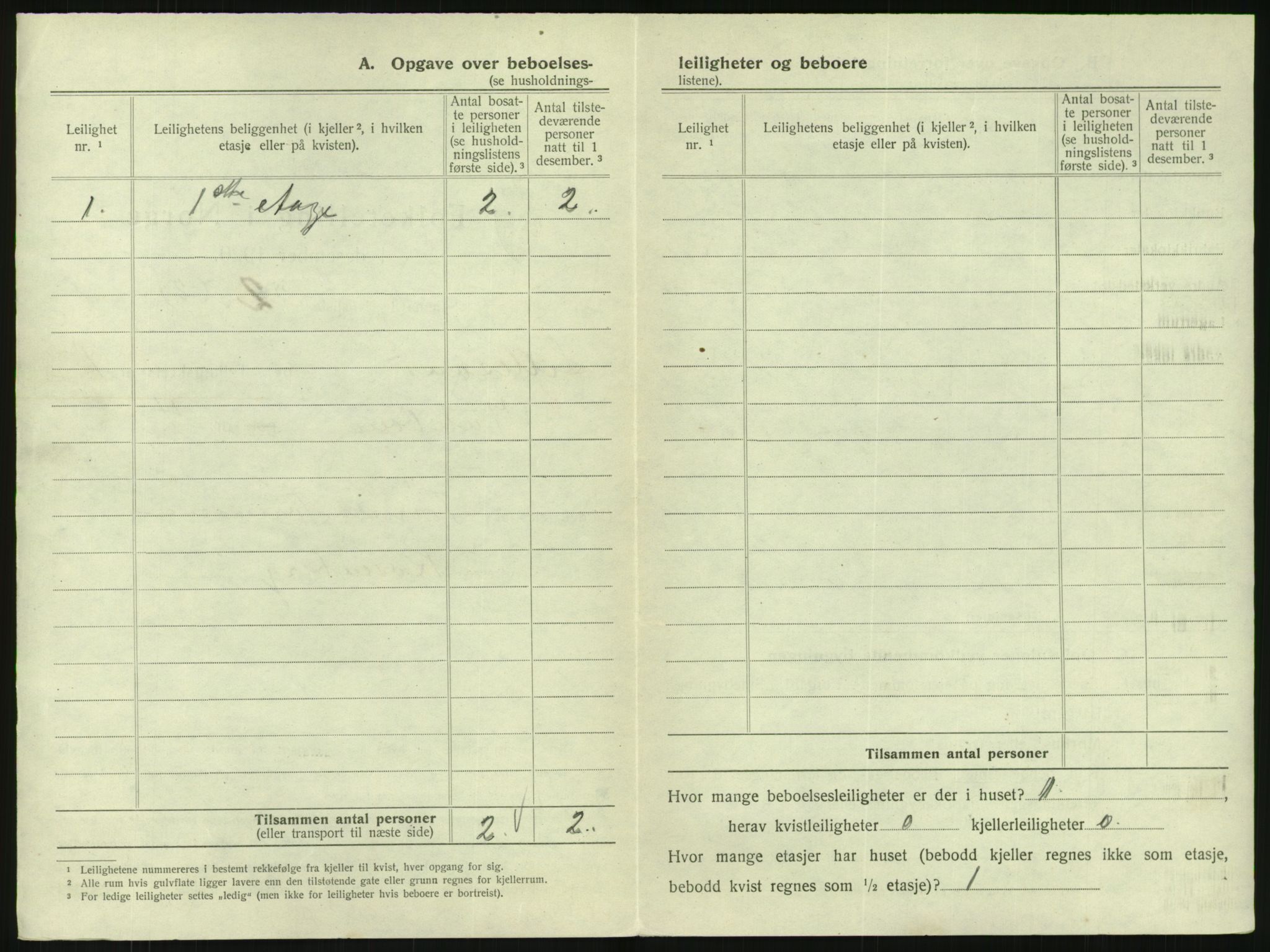 SAK, 1920 census for Lillesand, 1920, p. 24