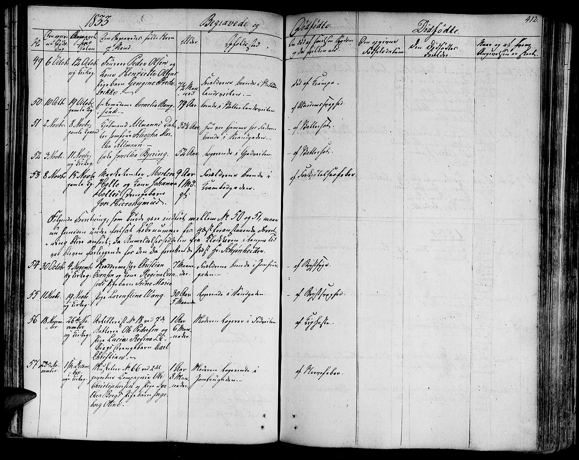 Ministerialprotokoller, klokkerbøker og fødselsregistre - Sør-Trøndelag, SAT/A-1456/602/L0109: Parish register (official) no. 602A07, 1821-1840, p. 412
