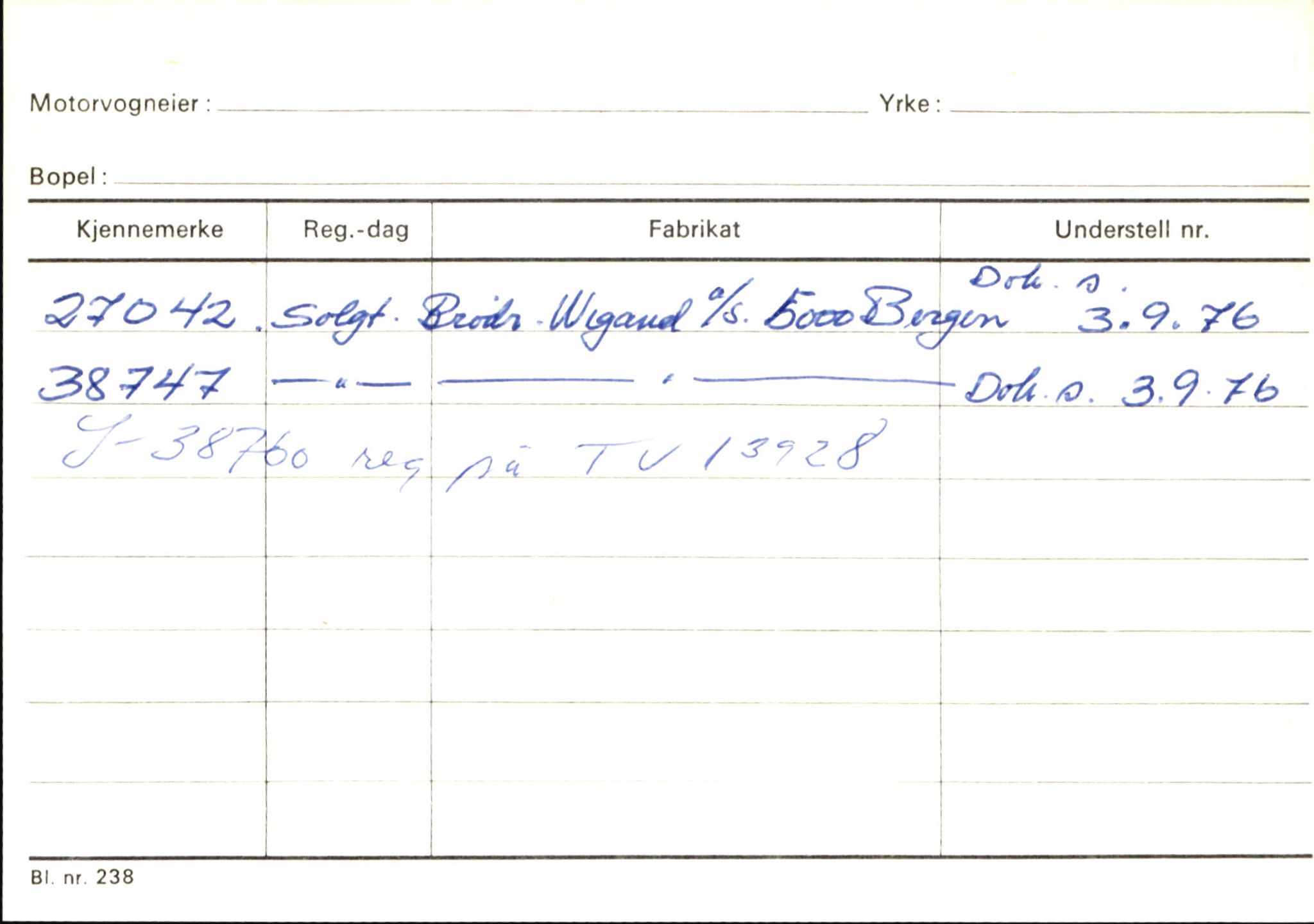 Statens vegvesen, Sogn og Fjordane vegkontor, AV/SAB-A-5301/4/F/L0145: Registerkort Vågsøy S-Å. Årdal I-P, 1945-1975, p. 1412