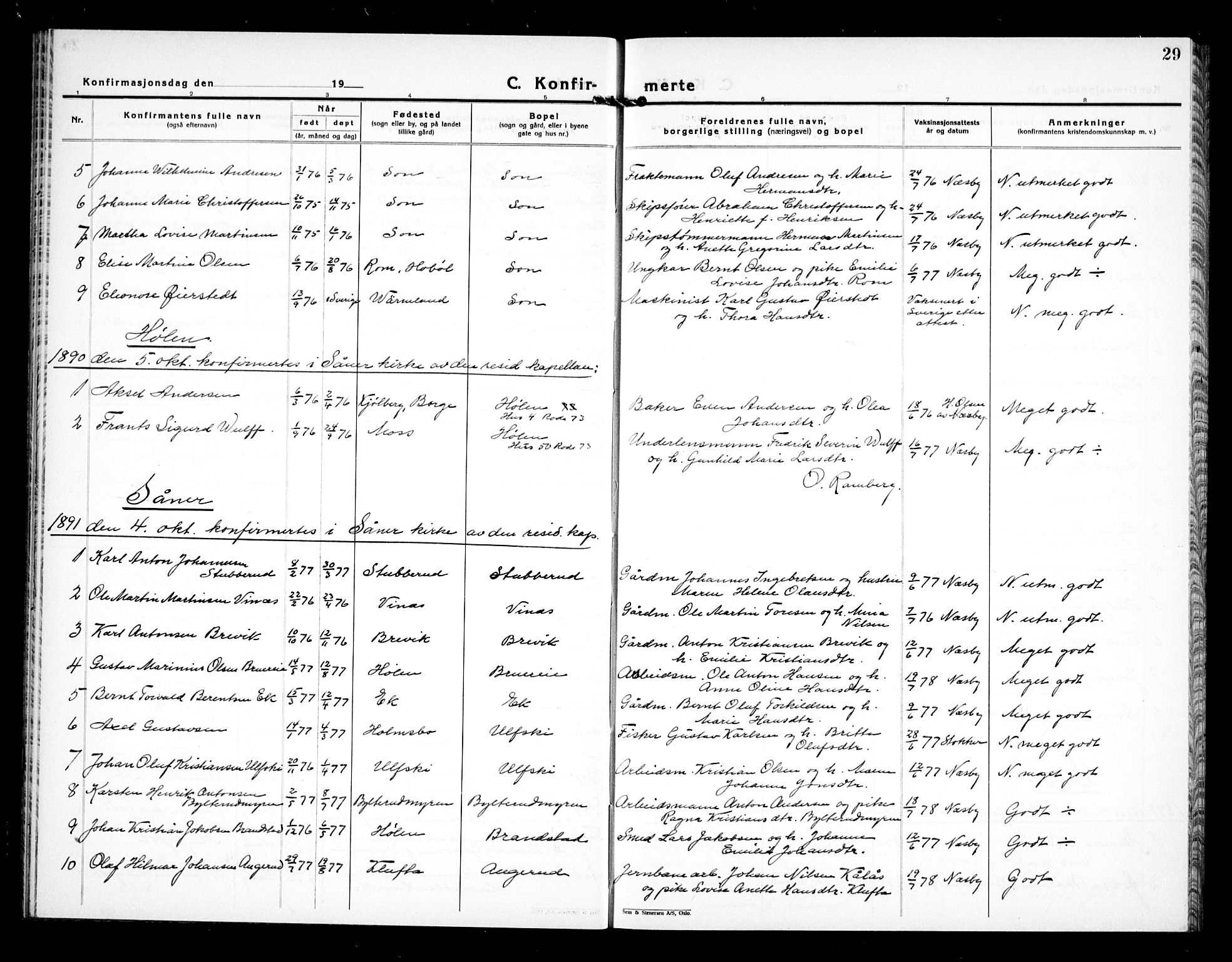 Vestby prestekontor Kirkebøker, SAO/A-10893/G/Gb/L0001: Parish register (copy) no. II 1, 1878-1905, p. 29