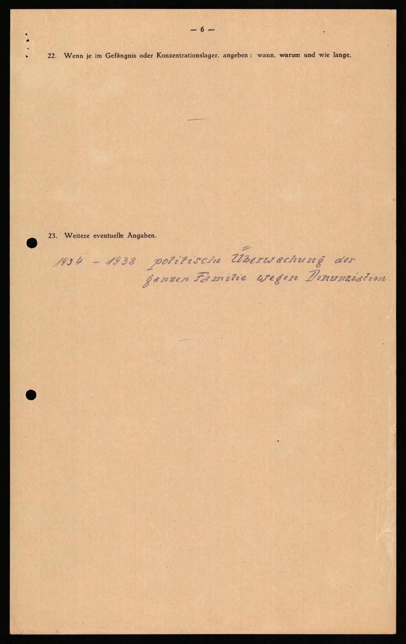 Forsvaret, Forsvarets overkommando II, AV/RA-RAFA-3915/D/Db/L0027: CI Questionaires. Tyske okkupasjonsstyrker i Norge. Tyskere., 1945-1946, p. 315