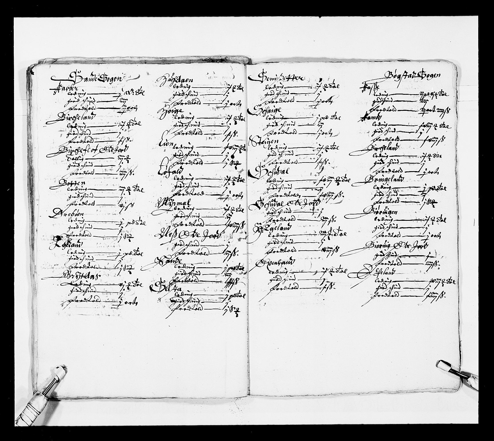 Stattholderembetet 1572-1771, RA/EA-2870/Ek/L0025/0001: Jordebøker 1633-1658: / Jordebøker for Bergenhus len, 1645-1646, p. 174