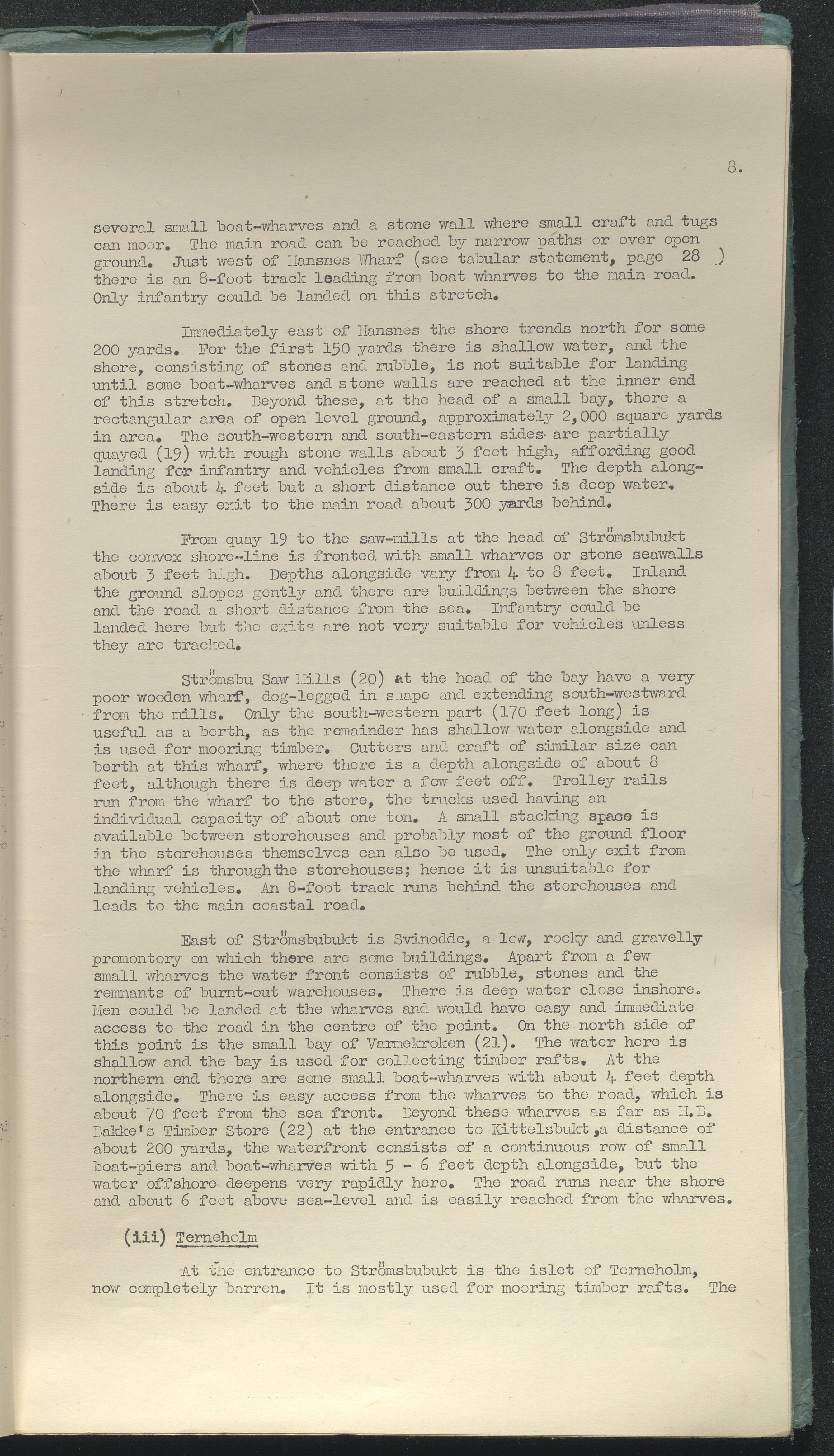 Inter-Services Topographic Department, AAKS/PA-3083/F/L0001: Arendal Port and Town, 1944, p. 8
