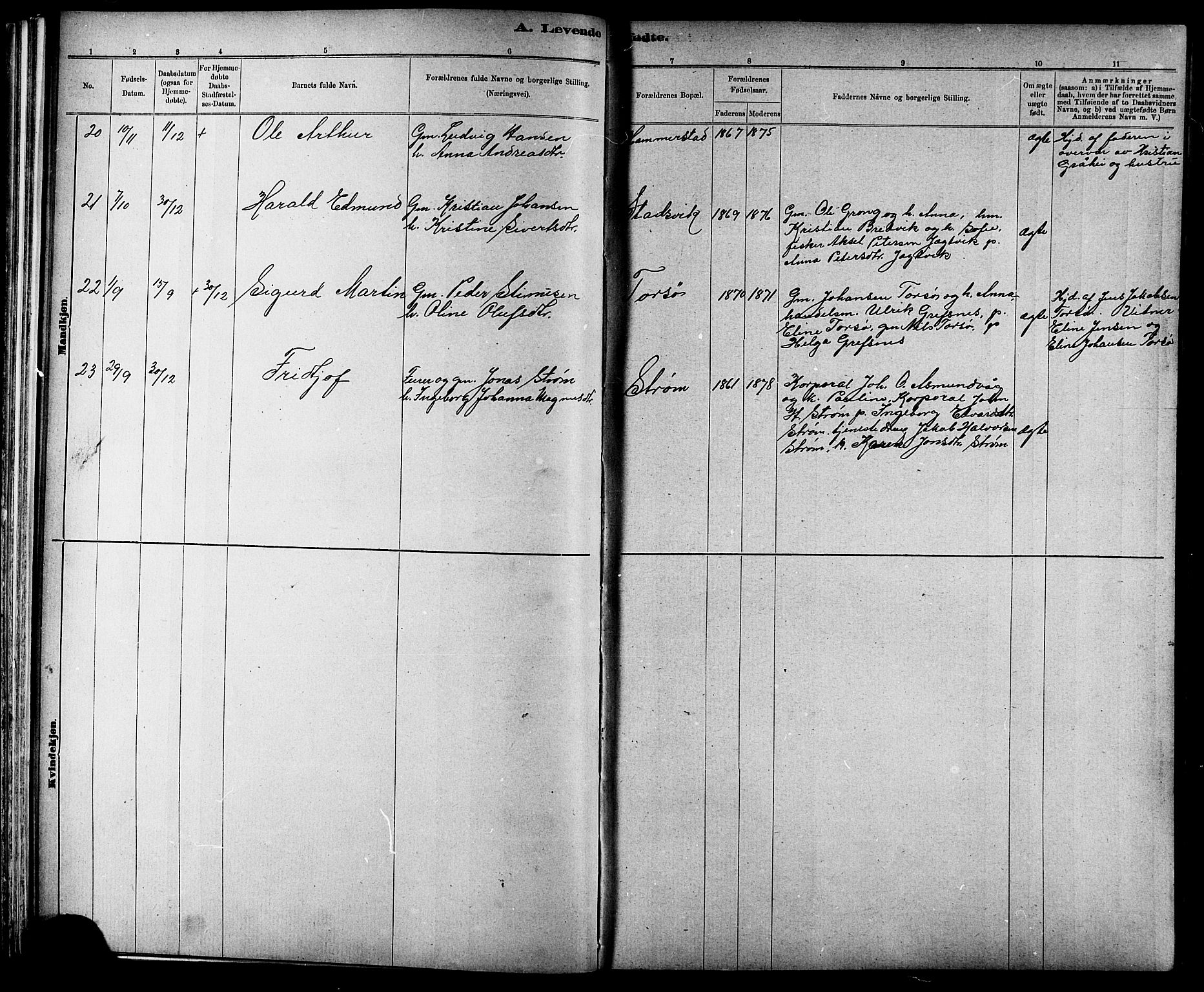 Ministerialprotokoller, klokkerbøker og fødselsregistre - Sør-Trøndelag, AV/SAT-A-1456/634/L0542: Parish register (copy) no. 634C04, 1892-1916