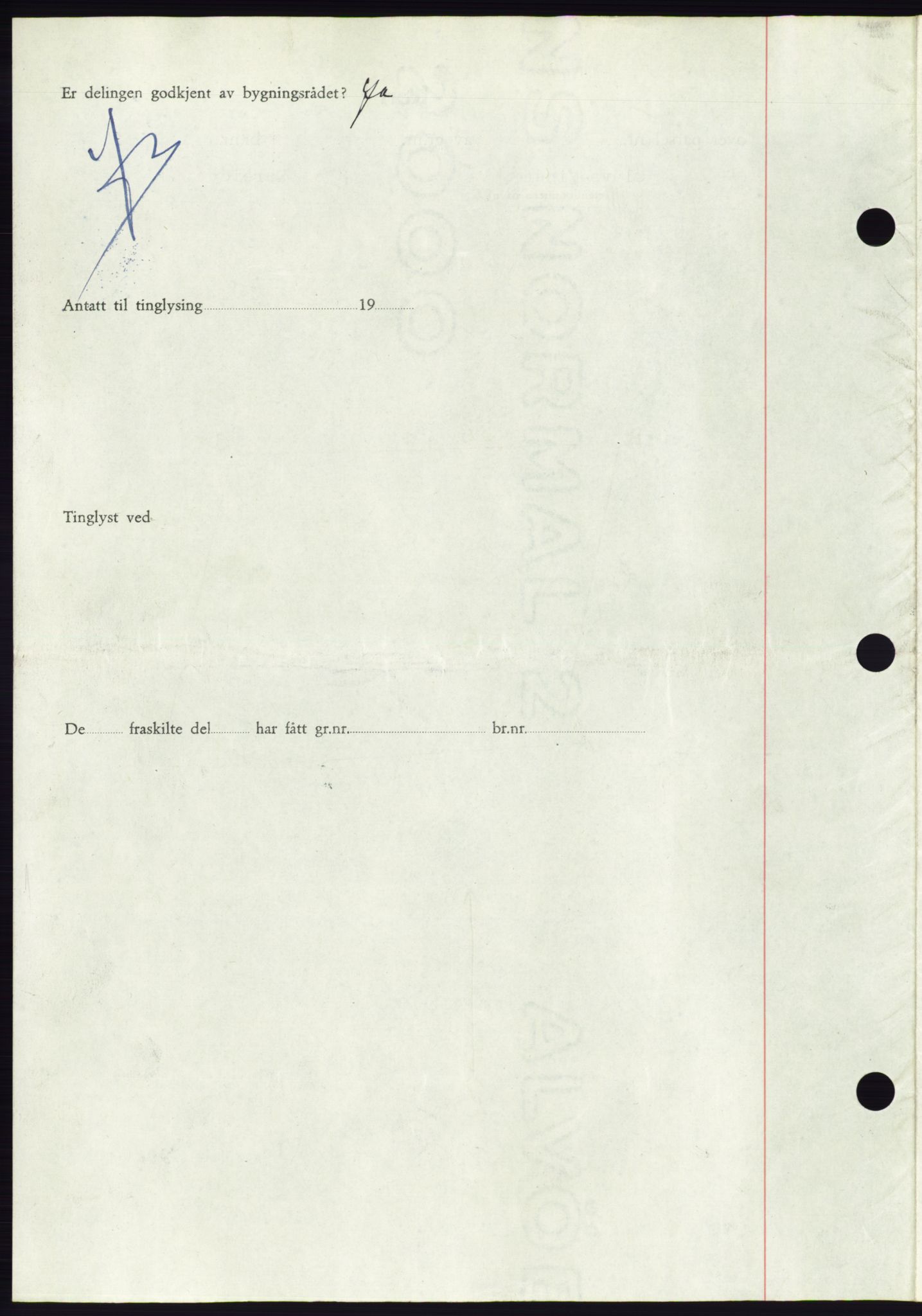 Søre Sunnmøre sorenskriveri, AV/SAT-A-4122/1/2/2C/L0081: Mortgage book no. 7A, 1947-1948, Diary no: : 77/1948