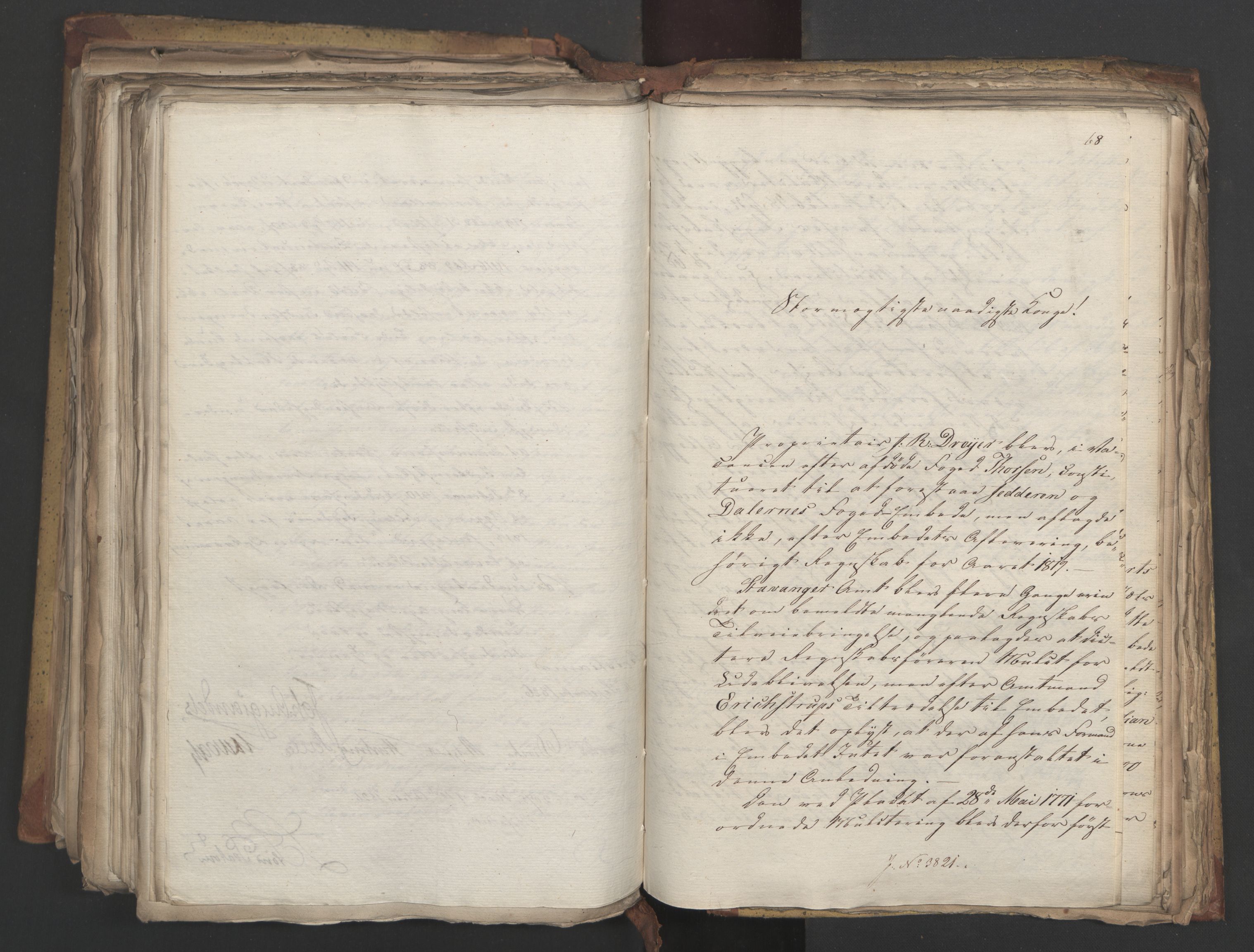 Statsrådsavdelingen i Stockholm, AV/RA-S-1003/D/Da/L0048: Regjeringsinnstillinger nr. 3600-3859, 1826, p. 427