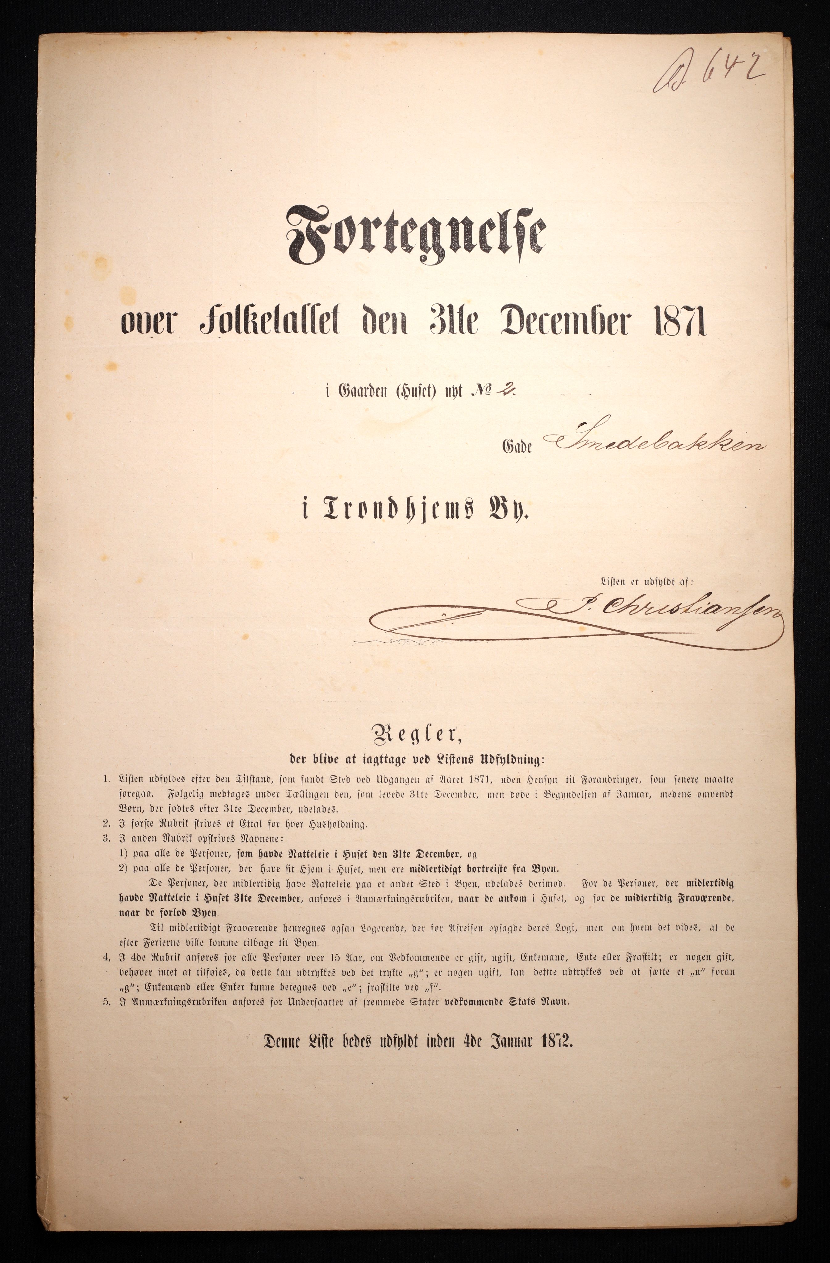 RA, 1871 census for 1601 Trondheim, 1870-1871, p. 1520