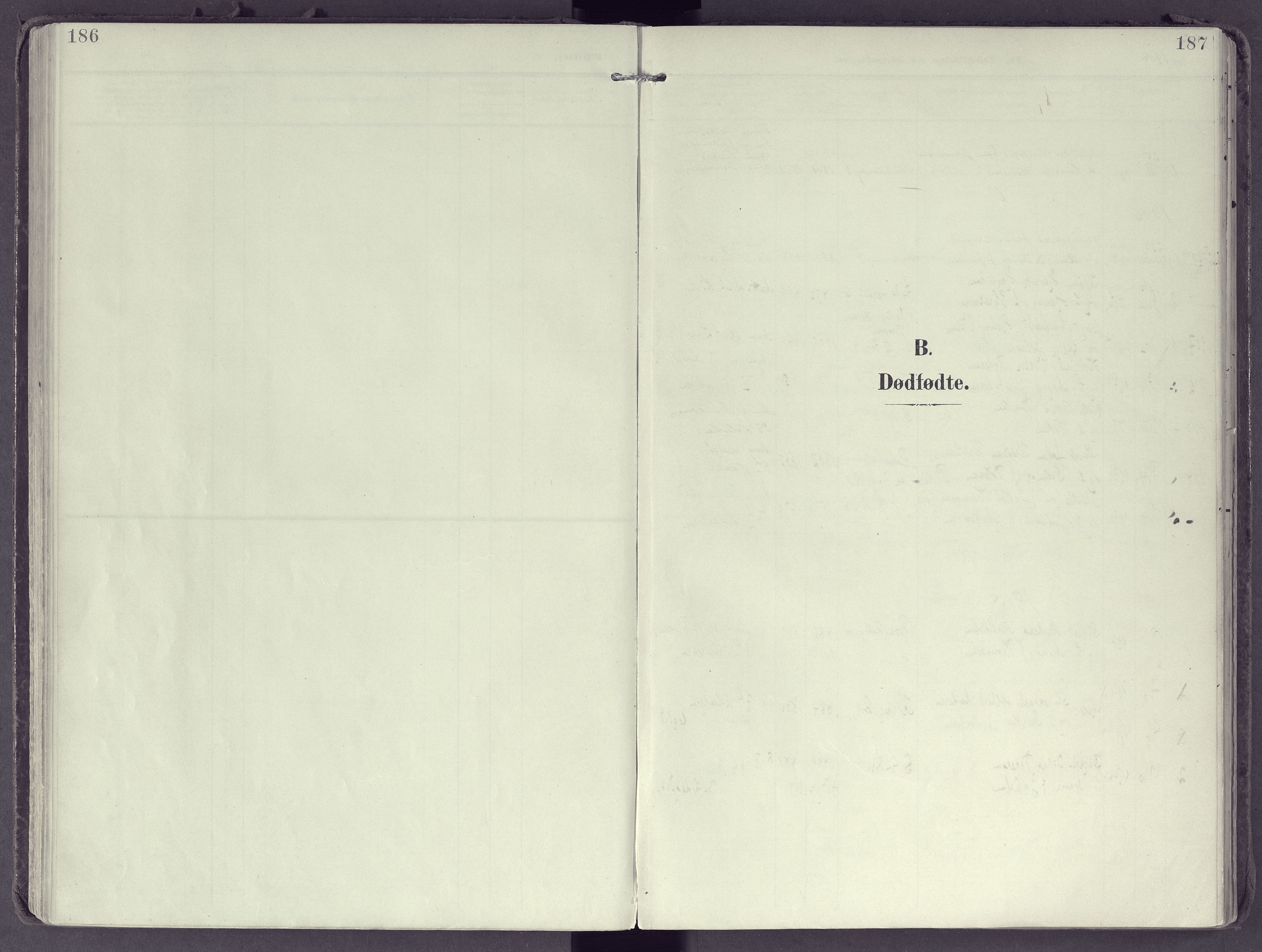 Larvik kirkebøker, SAKO/A-352/F/Fb/L0005: Parish register (official) no. II 5, 1903-1925, p. 186-187