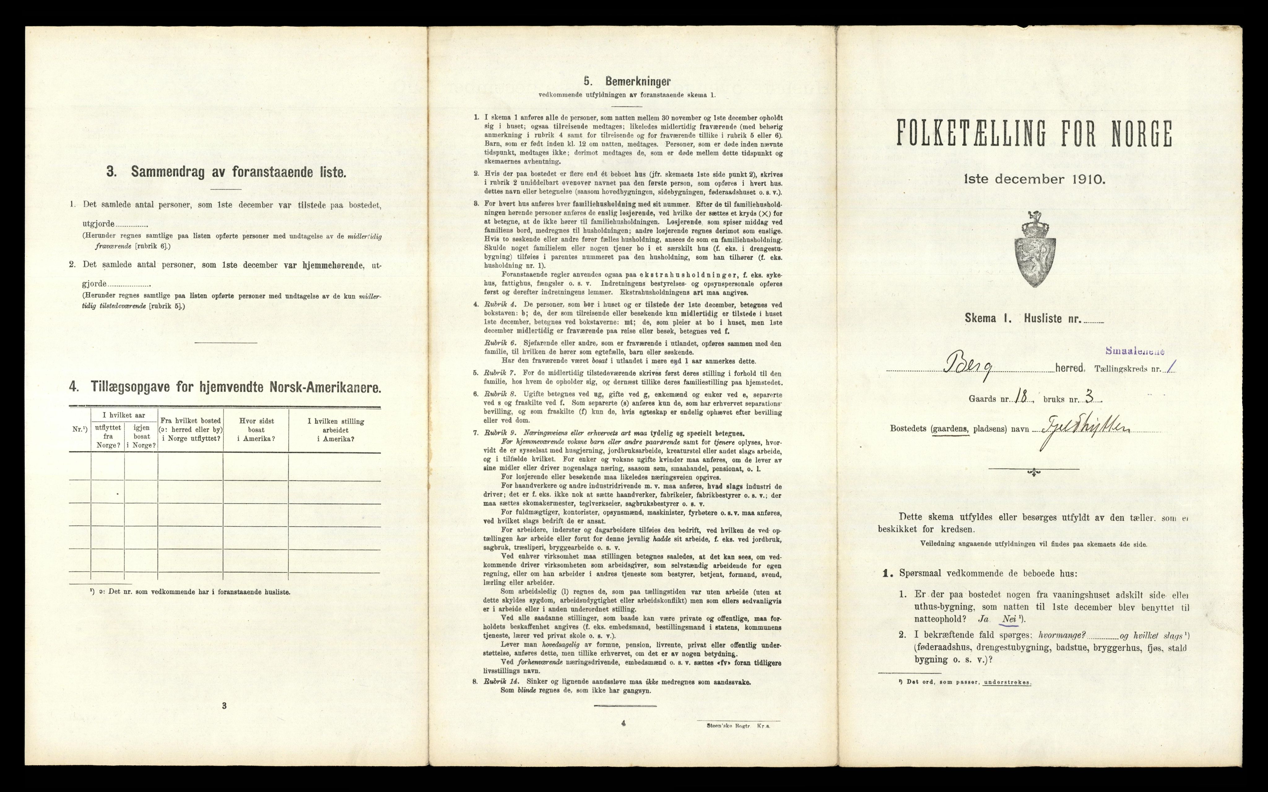RA, 1910 census for Berg, 1910, p. 347