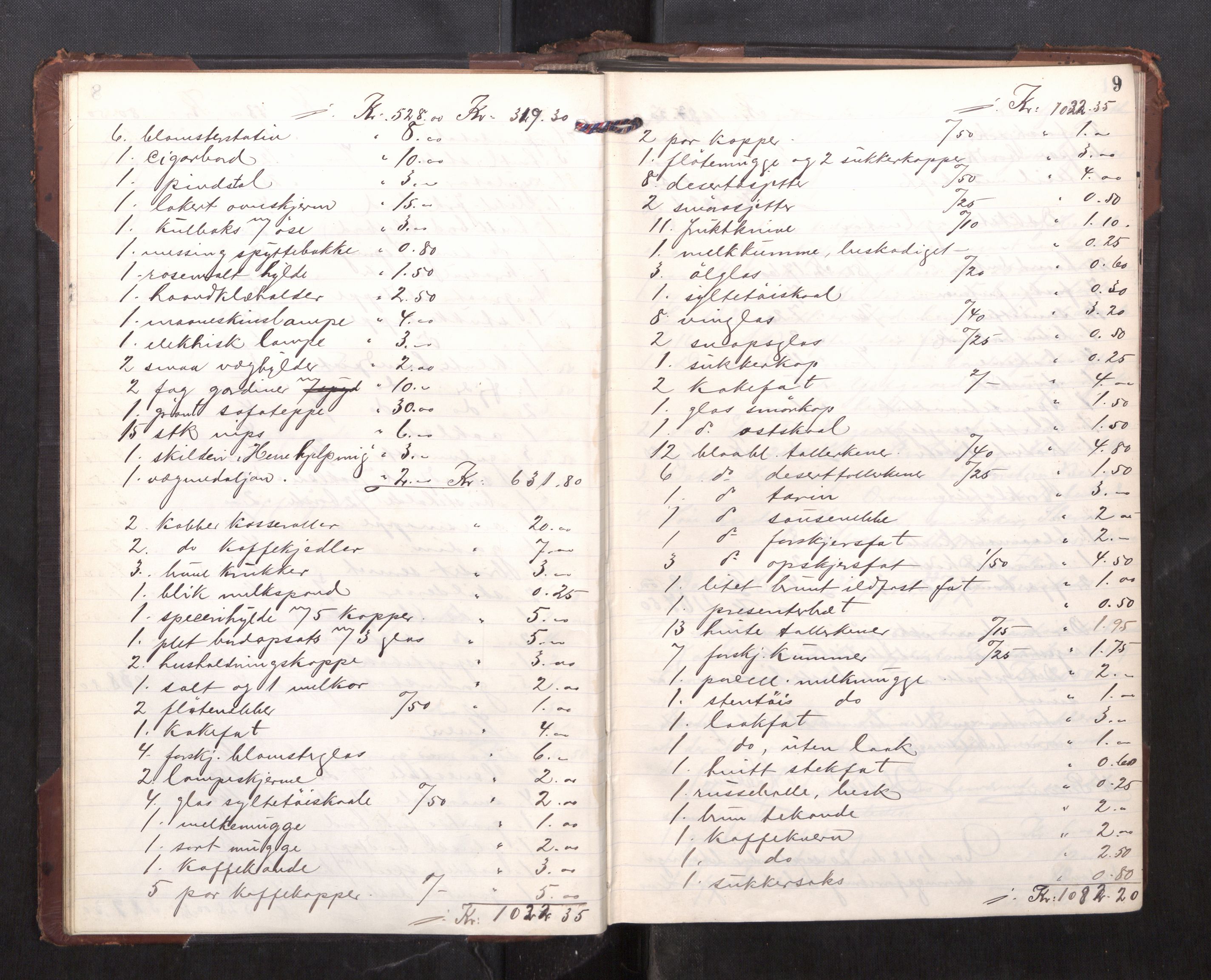 Trondheim byfogd, AV/SAT-A-0003/1/3/3C/L0038: Skifteregistreringsprotokoll - 13/8-16/2. (u/ register), 1918-1921, p. 9