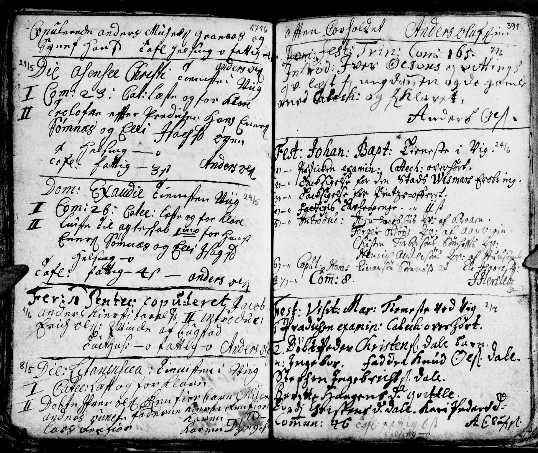 Ministerialprotokoller, klokkerbøker og fødselsregistre - Nordland, AV/SAT-A-1459/812/L0172: Parish register (official) no. 812A01, 1677-1718, p. 391