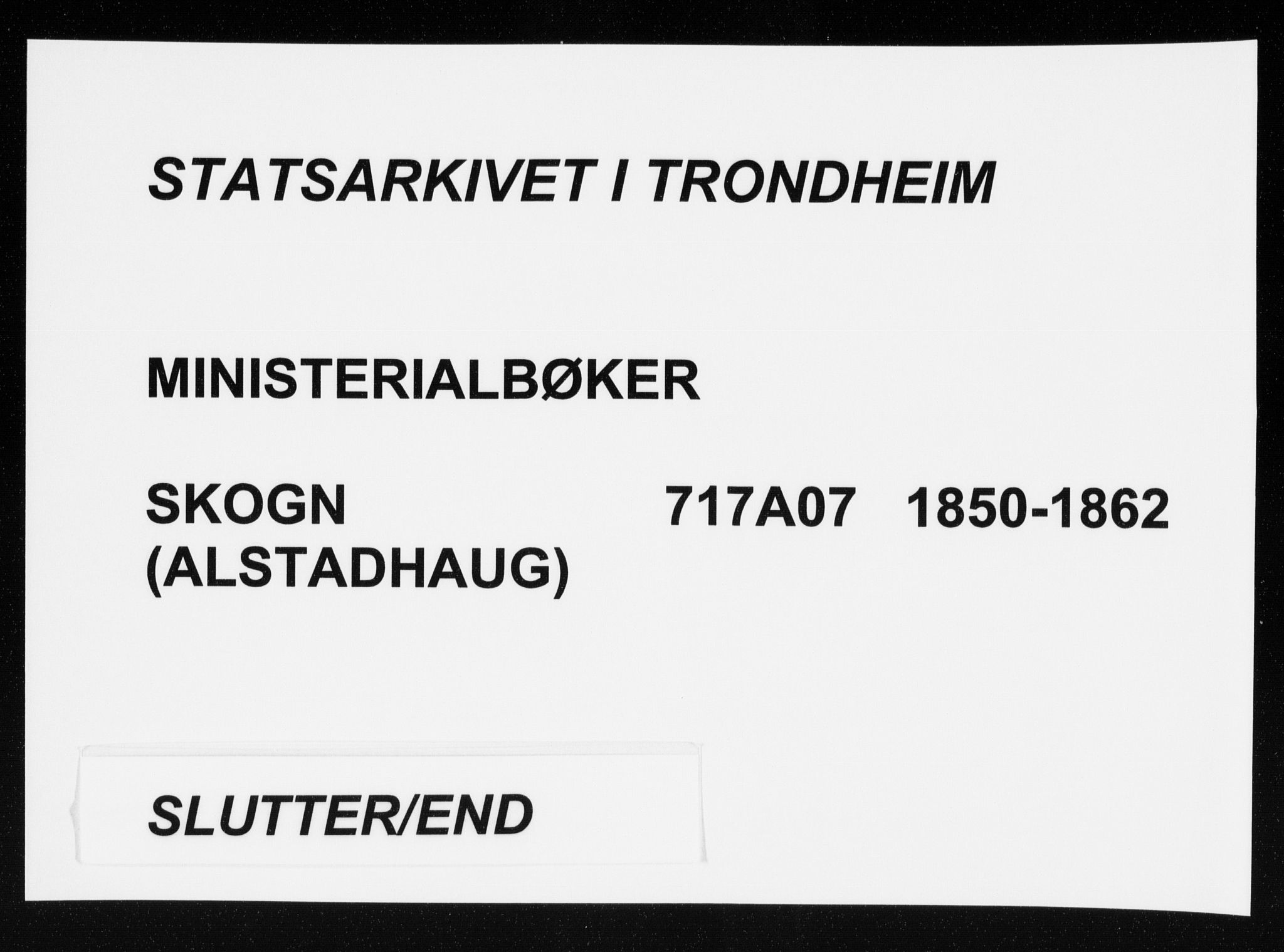 Ministerialprotokoller, klokkerbøker og fødselsregistre - Nord-Trøndelag, SAT/A-1458/717/L0154: Parish register (official) no. 717A07 /1, 1850-1862, p. 505