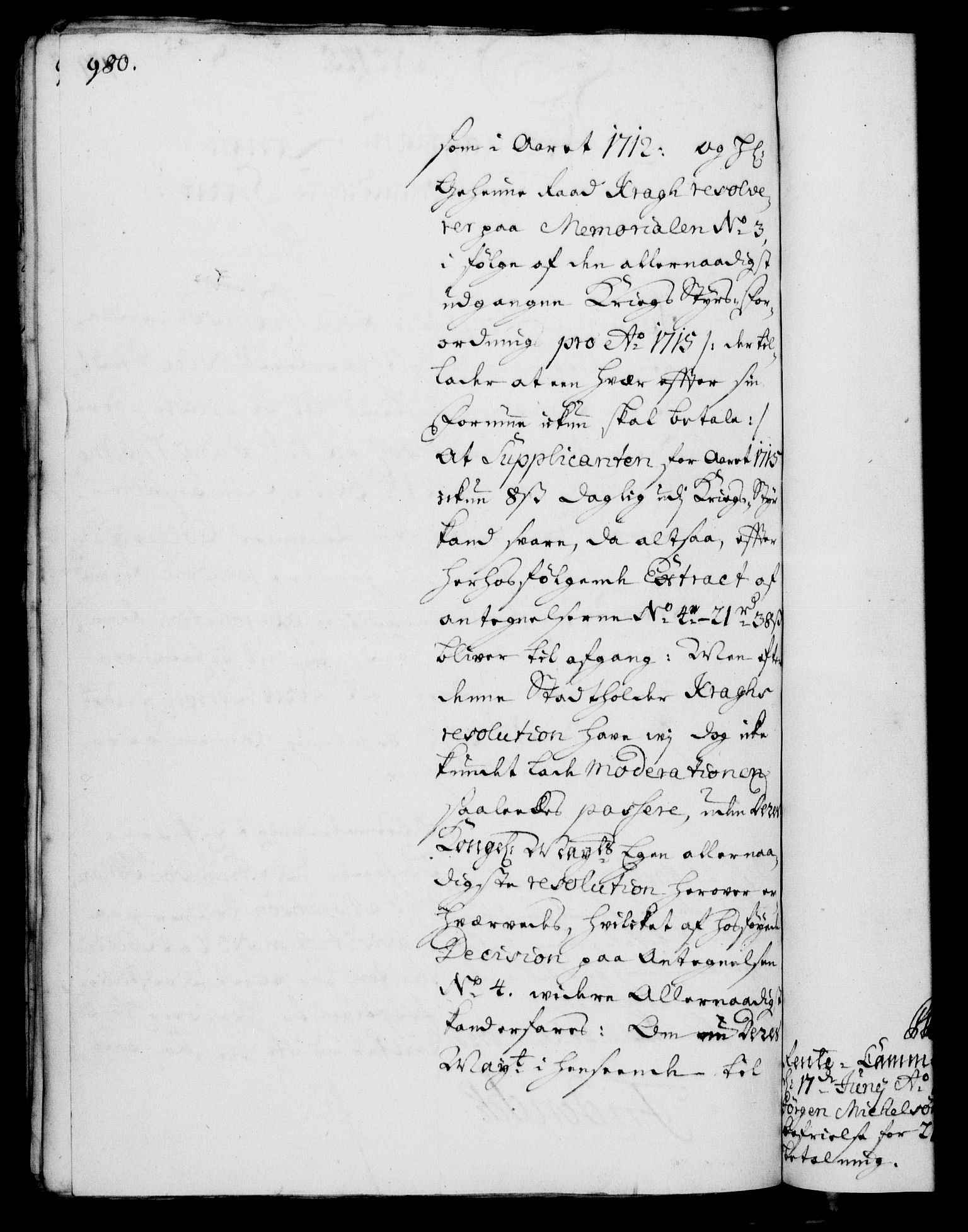 Rentekammeret, Kammerkanselliet, RA/EA-3111/G/Gf/Gfa/L0002: Norsk relasjons- og resolusjonsprotokoll (merket RK 52.2), 1720, p. 951