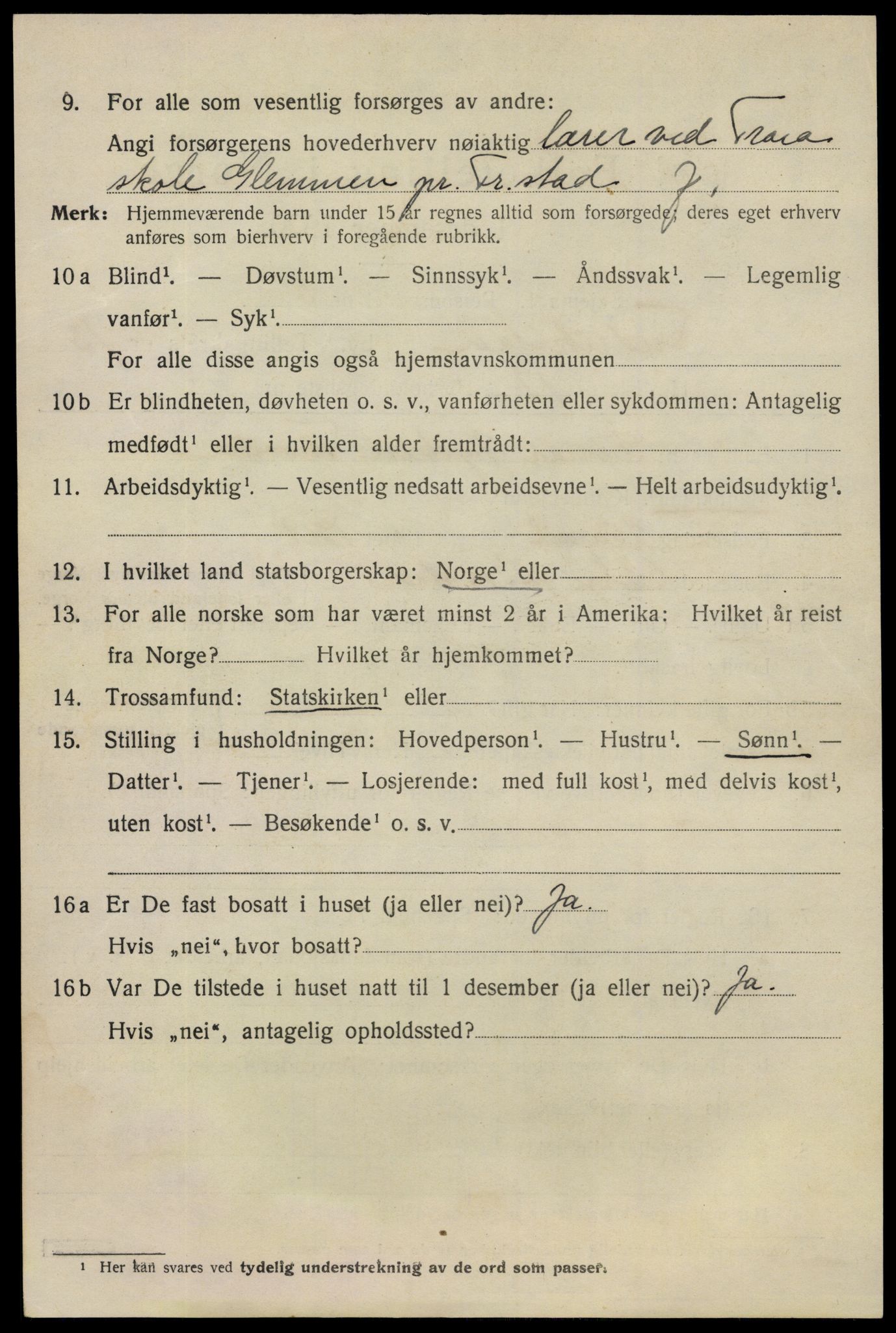 SAO, 1920 census for Fredrikstad, 1920, p. 32308