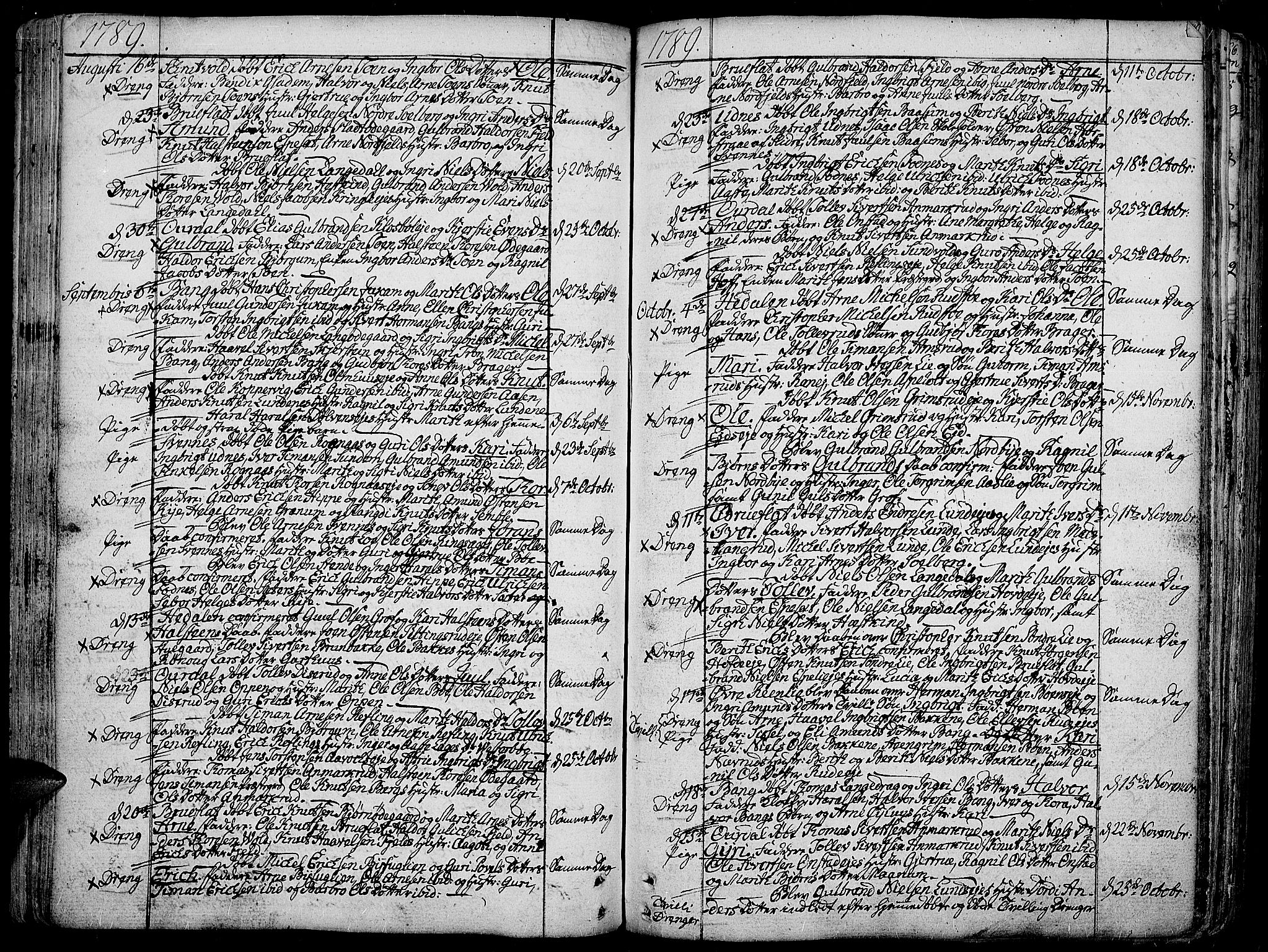 Aurdal prestekontor, AV/SAH-PREST-126/H/Ha/Haa/L0006: Parish register (official) no. 6, 1781-1804, p. 48