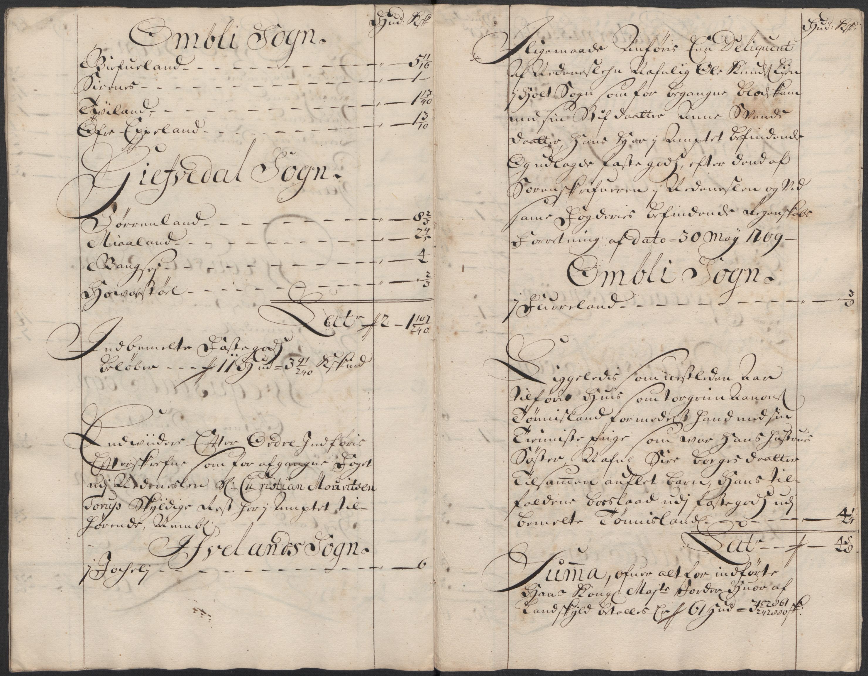 Rentekammeret inntil 1814, Reviderte regnskaper, Fogderegnskap, AV/RA-EA-4092/R40/L2453: Fogderegnskap Råbyggelag, 1718-1719, p. 349