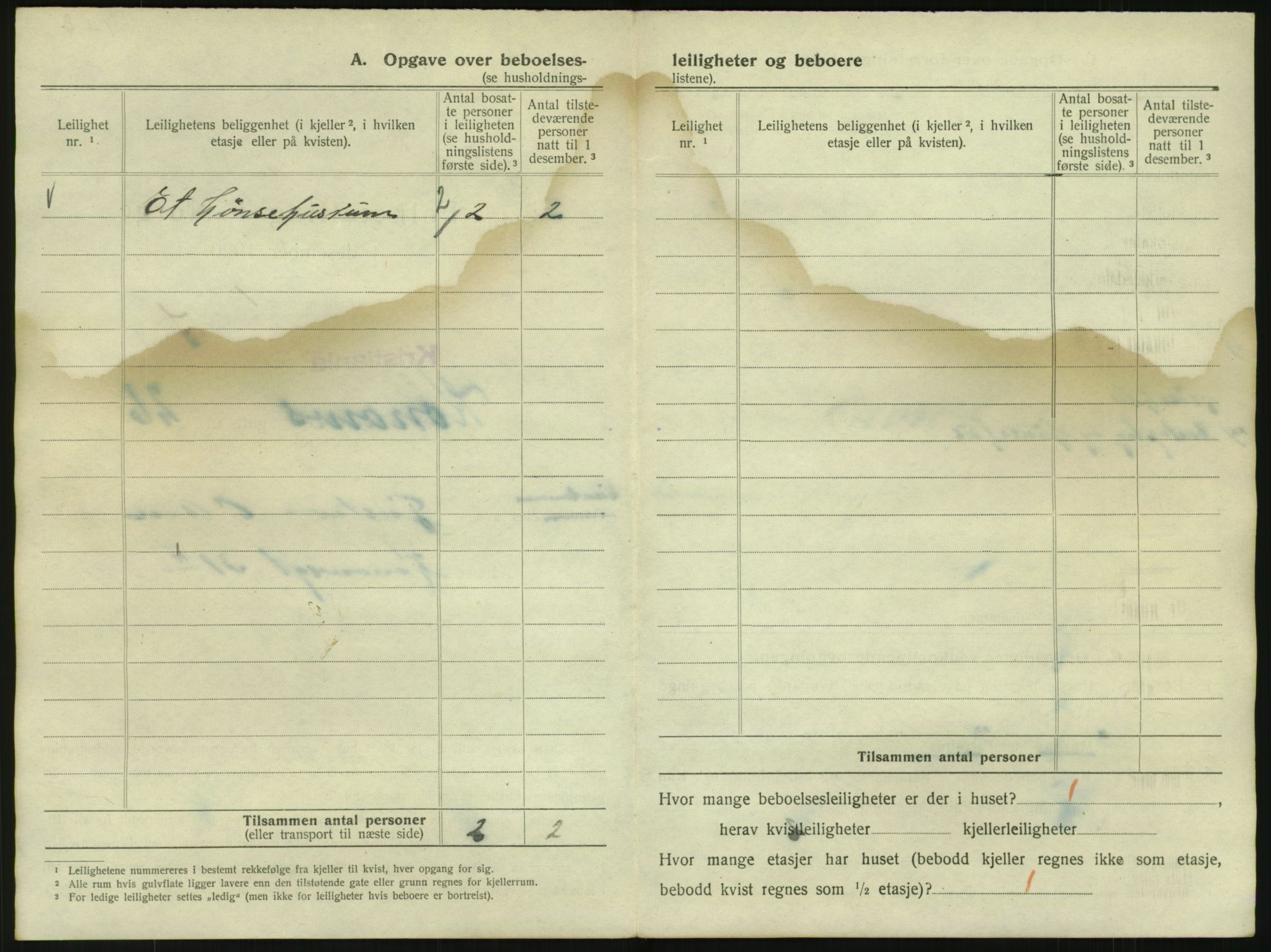 SAO, 1920 census for Kristiania, 1920, p. 54319