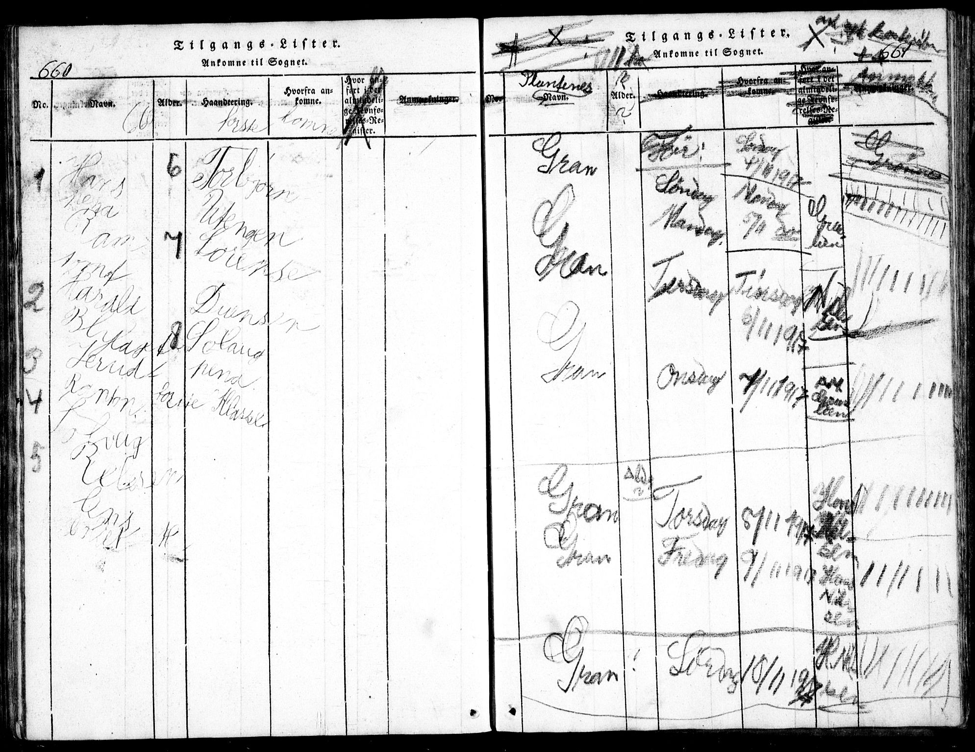 Nesodden prestekontor Kirkebøker, AV/SAO-A-10013/G/Ga/L0001: Parish register (copy) no. I 1, 1814-1847, p. 660-661