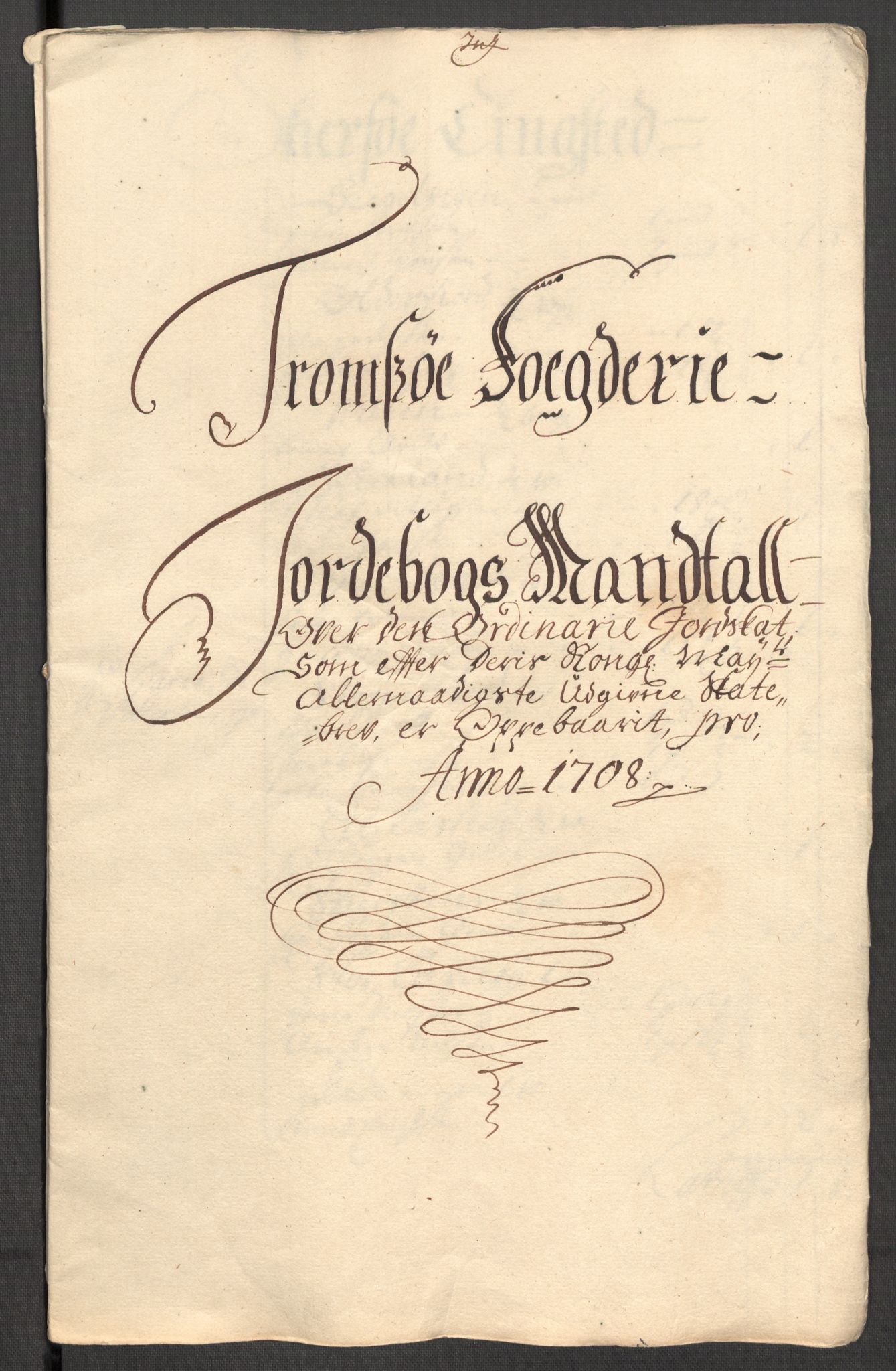 Rentekammeret inntil 1814, Reviderte regnskaper, Fogderegnskap, RA/EA-4092/R68/L4757: Fogderegnskap Senja og Troms, 1708-1710, p. 52